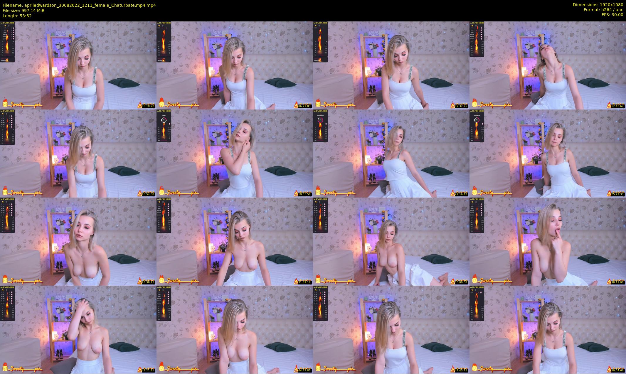 apriledwardson — 54 minute Chaturbate couple cam show recording, 1080p, Aug 30, 2022