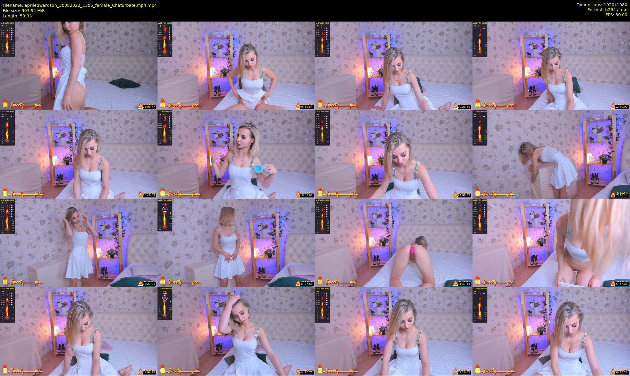 apriledwardson — 54 minute Chaturbate couple cam show recording, 1080p, Aug 30, 2022