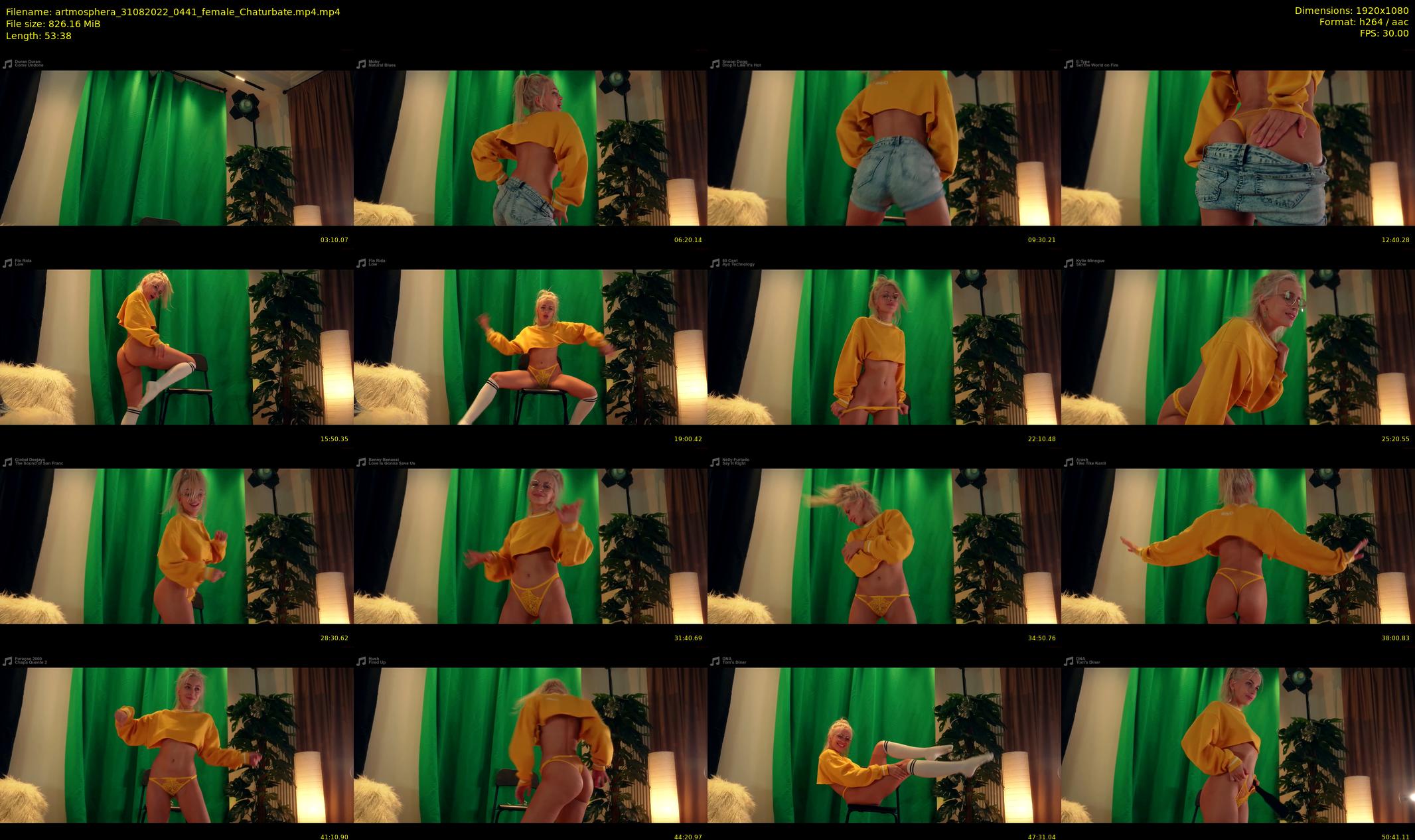 artmosphera — 54 minute Chaturbate female cam show recording, 1080p, Aug 31, 2022