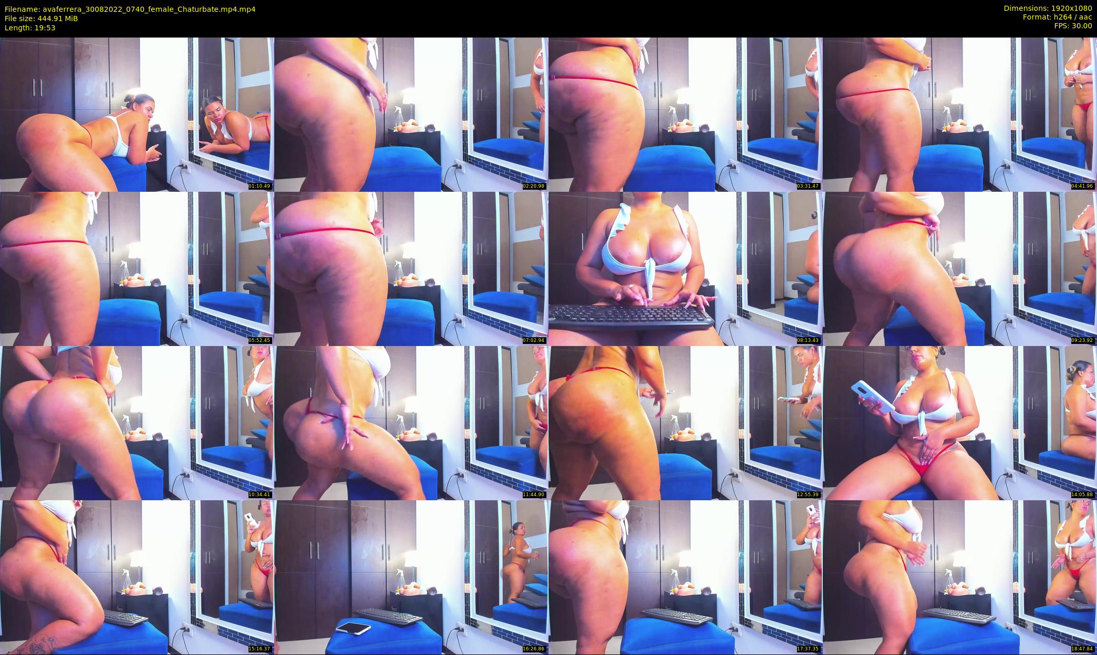 avaferrera — 20 minute Chaturbate female cam show recording, 1080p, Aug 30, 2022
