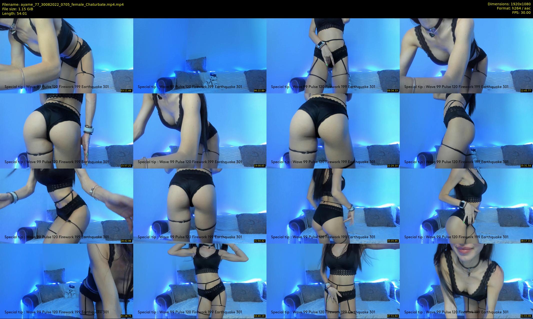 ayame_77 — 55 minute Chaturbate female cam show recording, 1080p, Aug 30, 2022