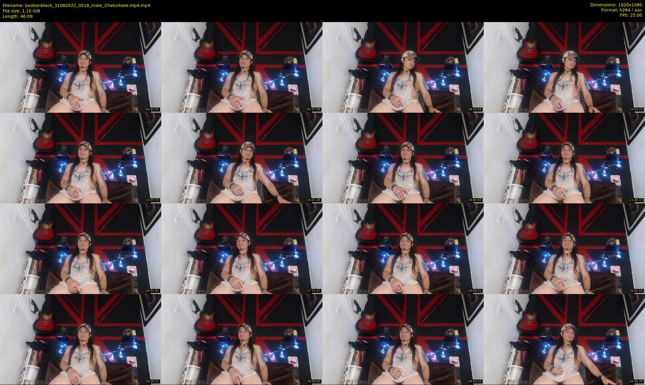 bastianblack — 47 minute Chaturbate male cam show recording, 1080p, Aug 31, 2022