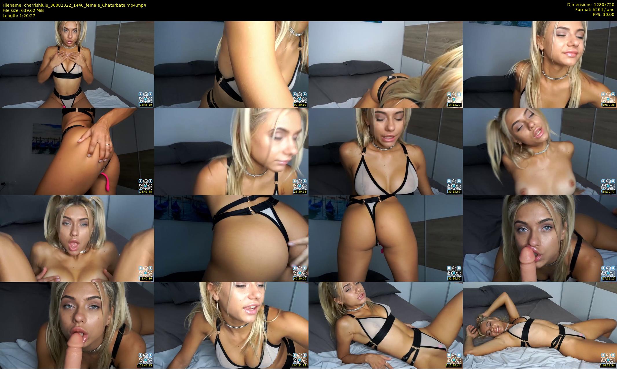 cherrishlulu — 81 minute Chaturbate female cam show recording, 720p, Aug 30, 2022