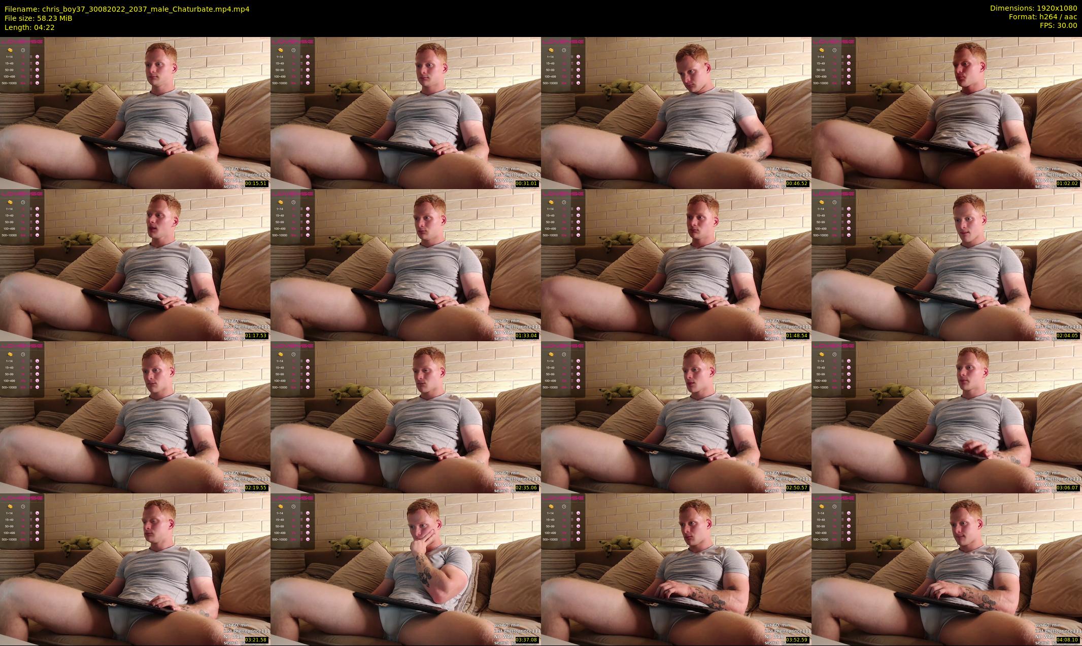 chris_boy37 — 5 minute Chaturbate male cam show recording, 1080p, Aug 30, 2022