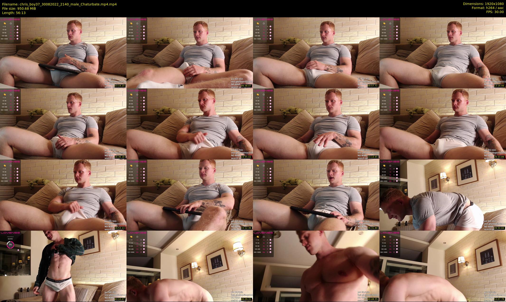 chris_boy37 — 57 minute Chaturbate male cam show recording, 1080p, Aug 30, 2022