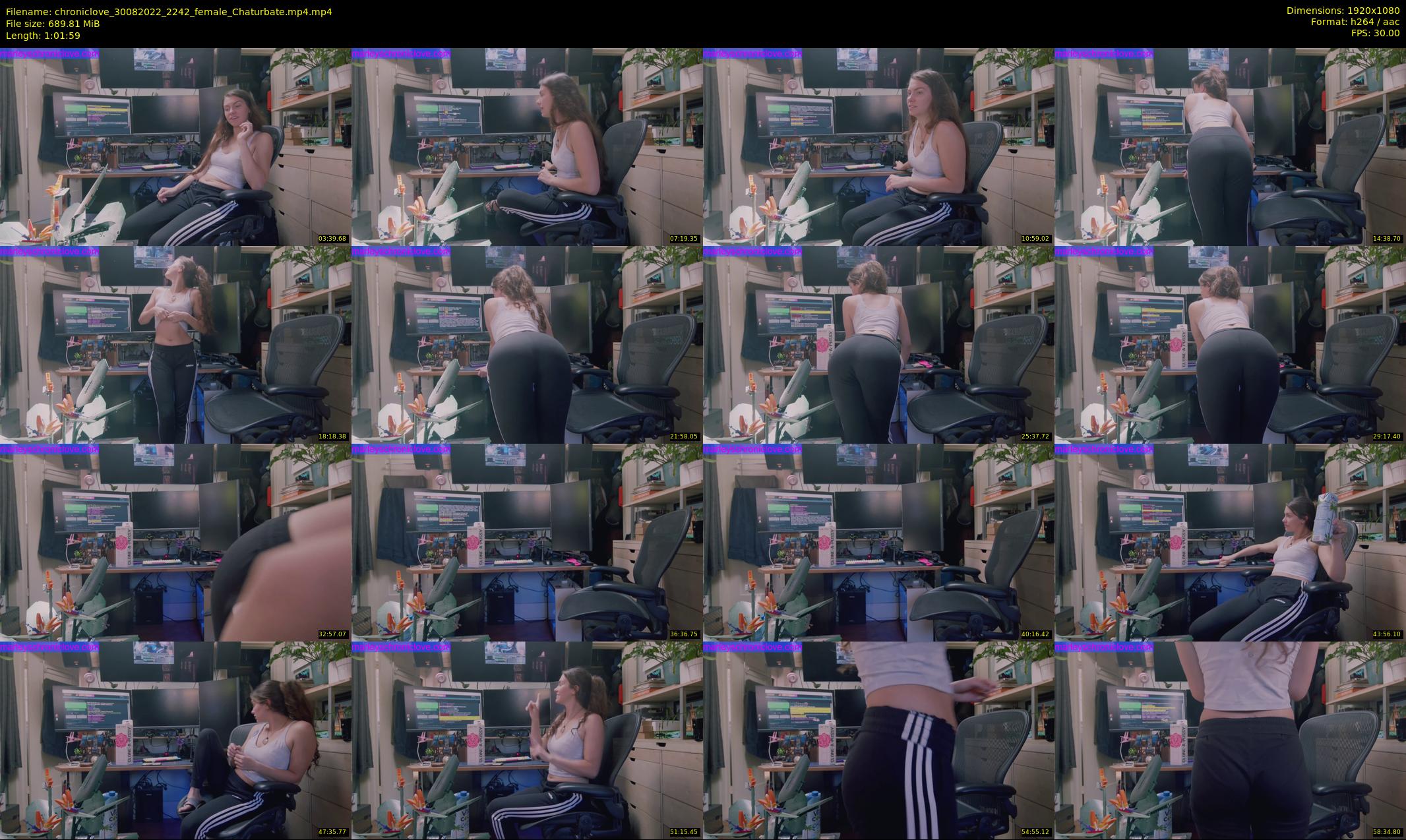 chroniclove — 62 minute Chaturbate female cam show recording, 1080p, Aug 30, 2022