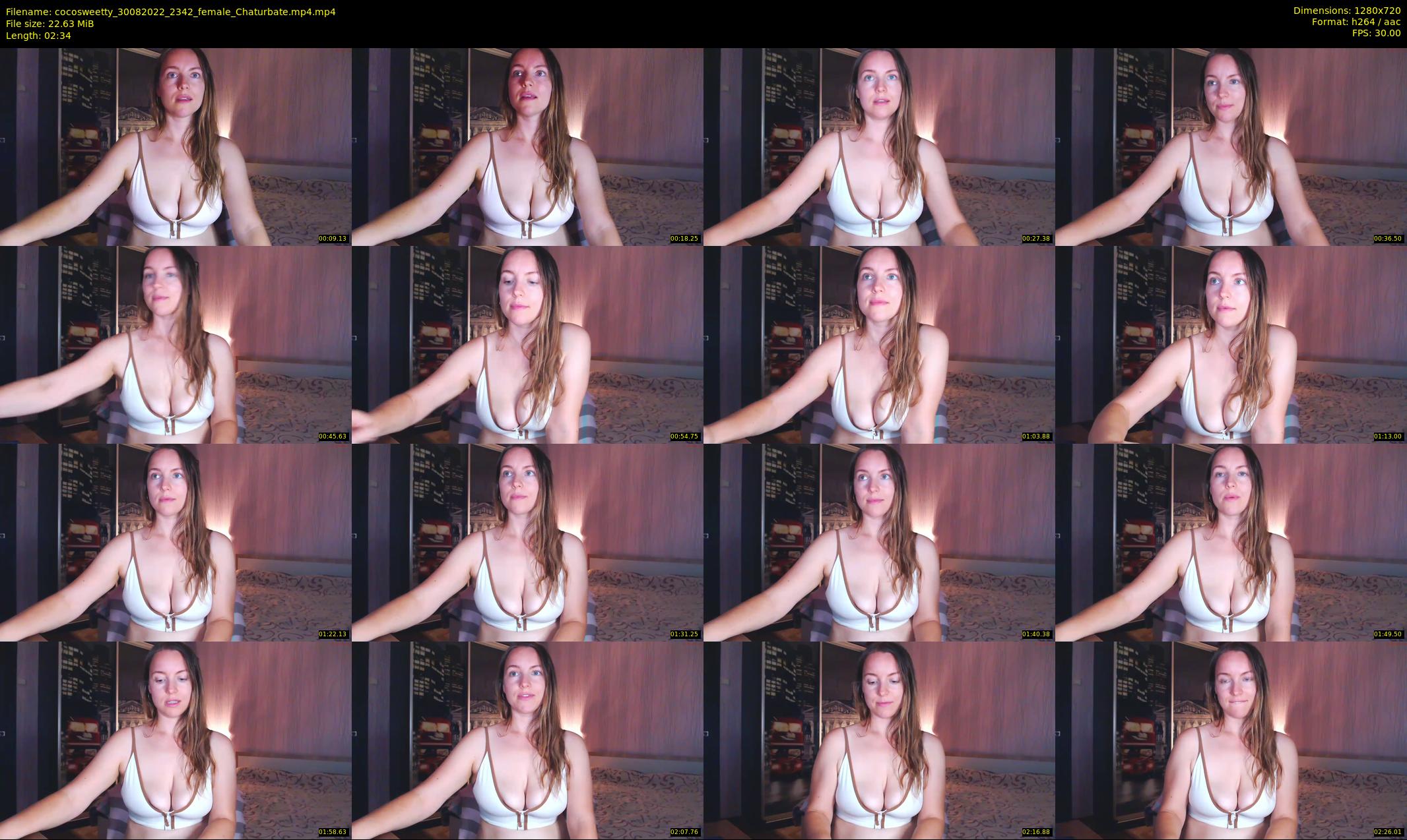 cocosweetty — 3 minute Chaturbate female cam show recording, 720p, Aug 30, 2022
