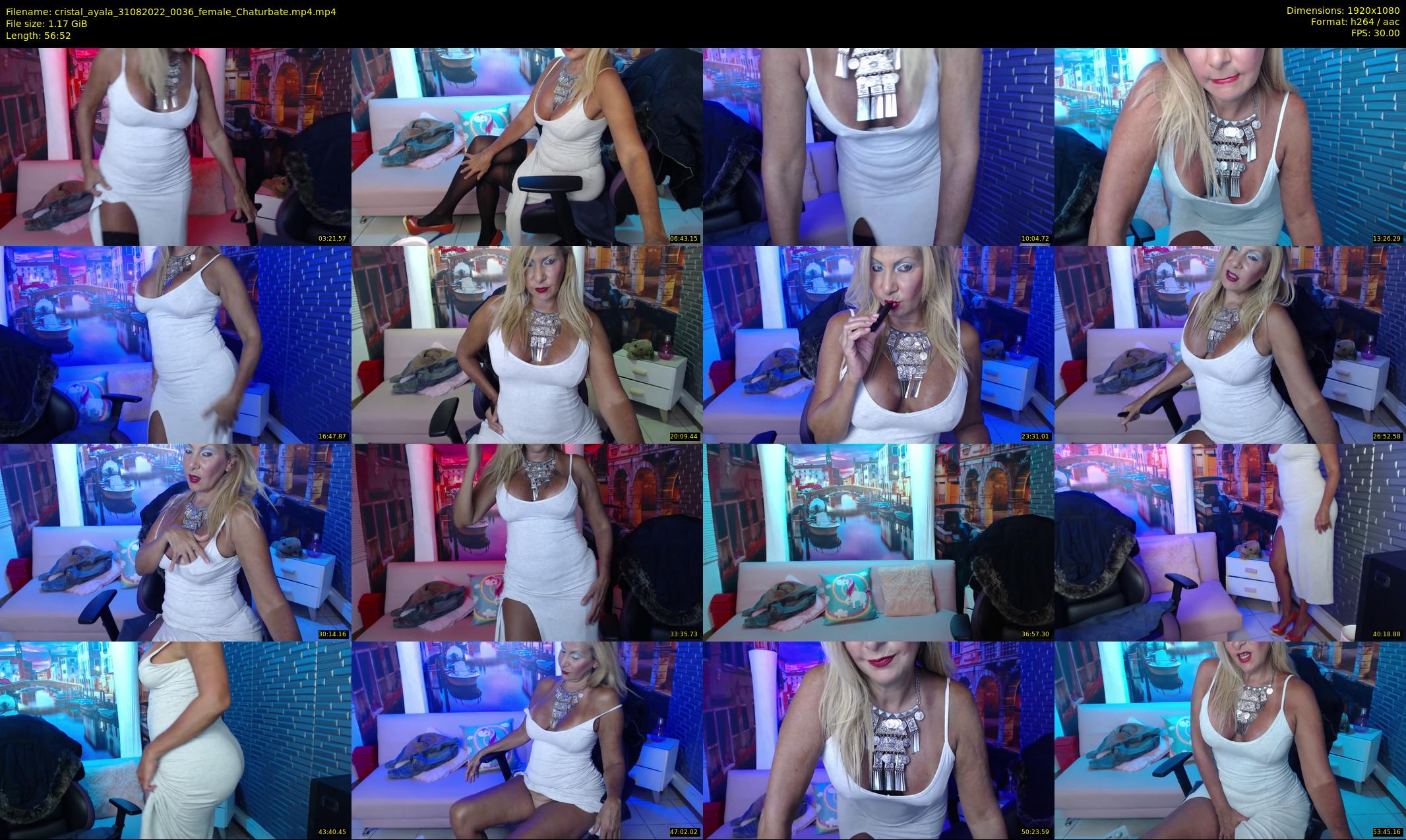 cristal_ayala — 57 minute Chaturbate female cam show recording, 1080p, Aug 31, 2022