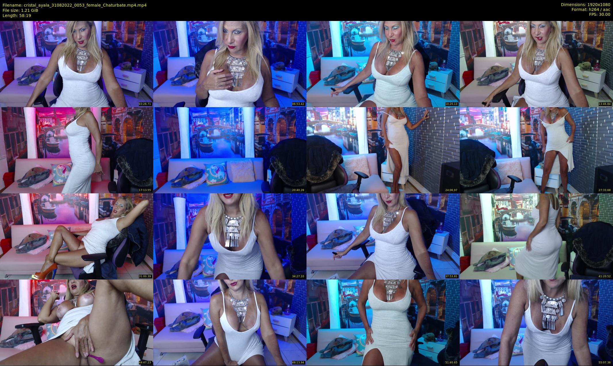 cristal_ayala — 59 minute Chaturbate female cam show recording, 1080p, Aug 31, 2022