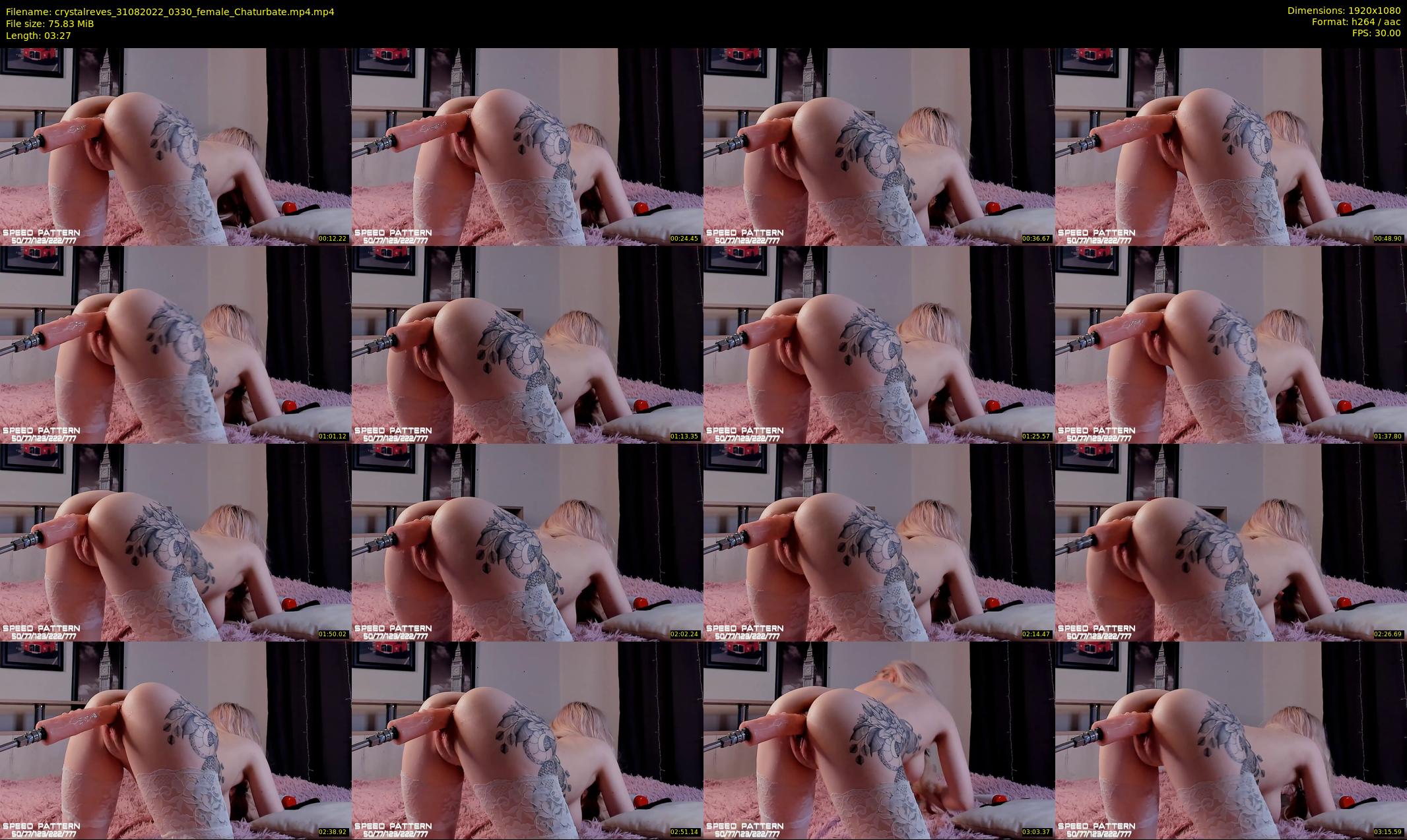 crystalreves — 4 minute Chaturbate couple cam show recording, 1080p, Aug 31, 2022