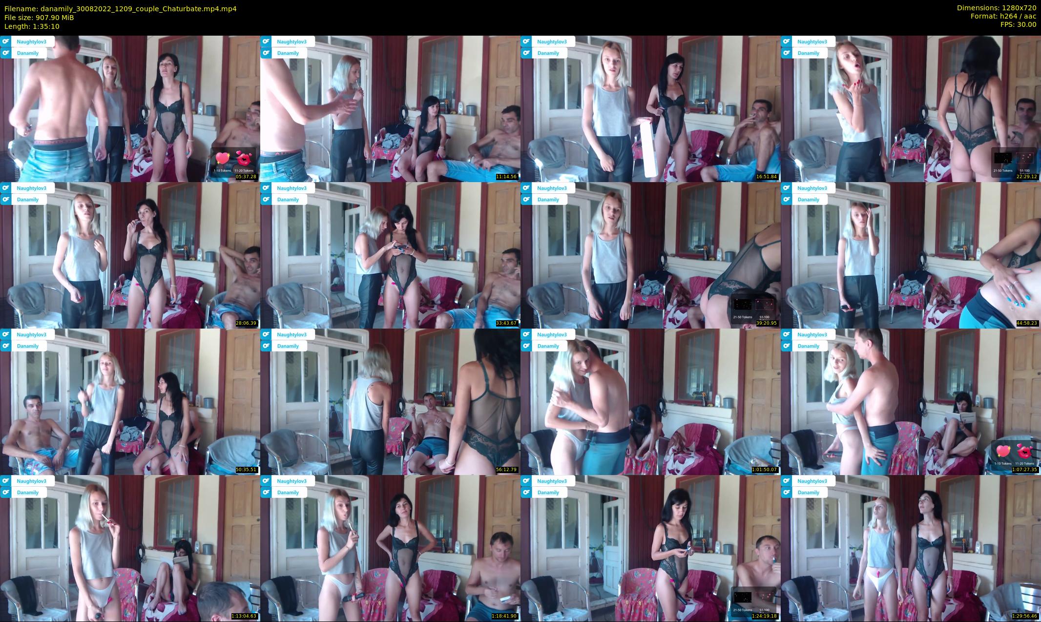 danamily — 96 minute Chaturbate female cam show recording, 720p, Aug 30, 2022