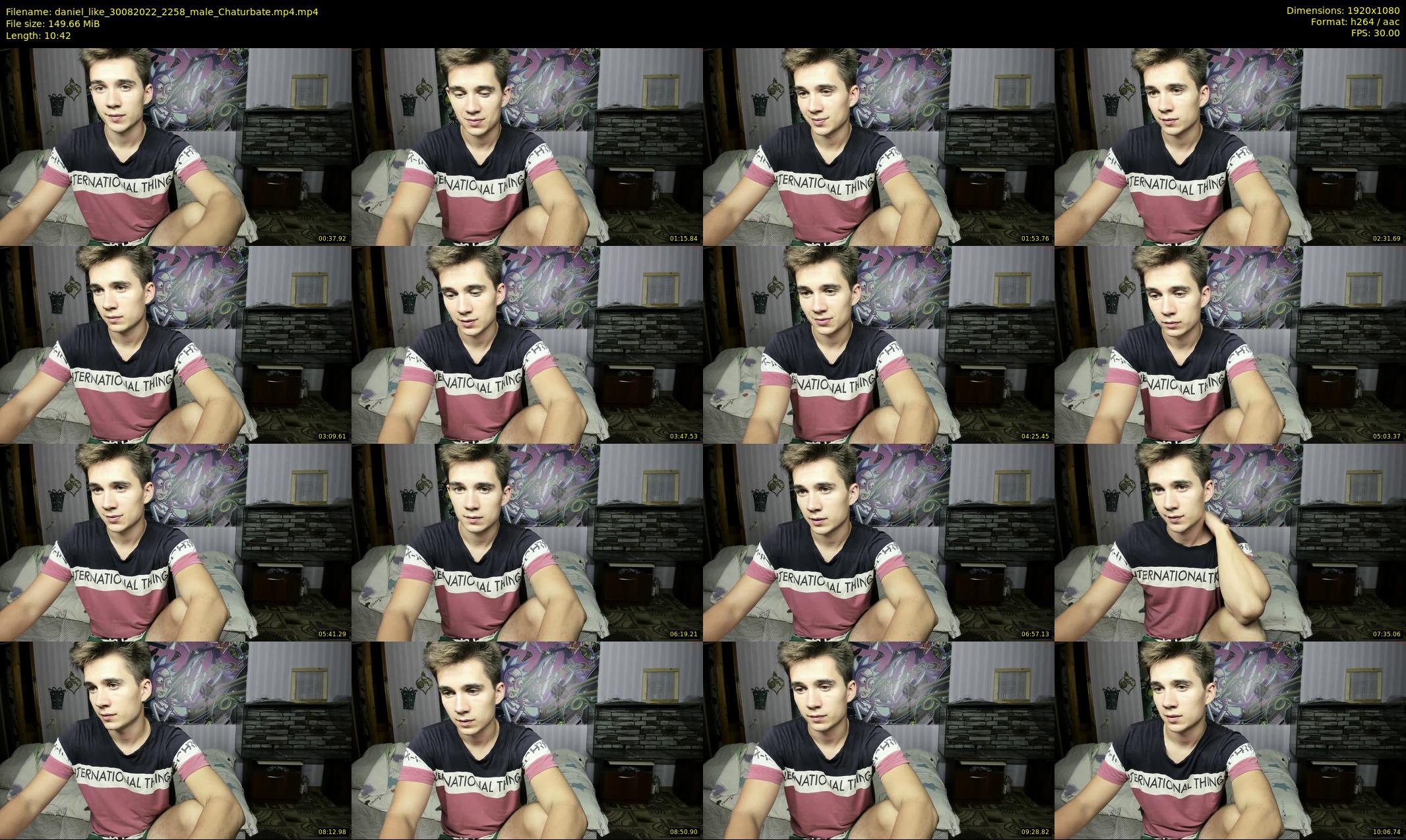 daniel_like — 11 minute Chaturbate male cam show recording, 1080p, Aug 30, 2022