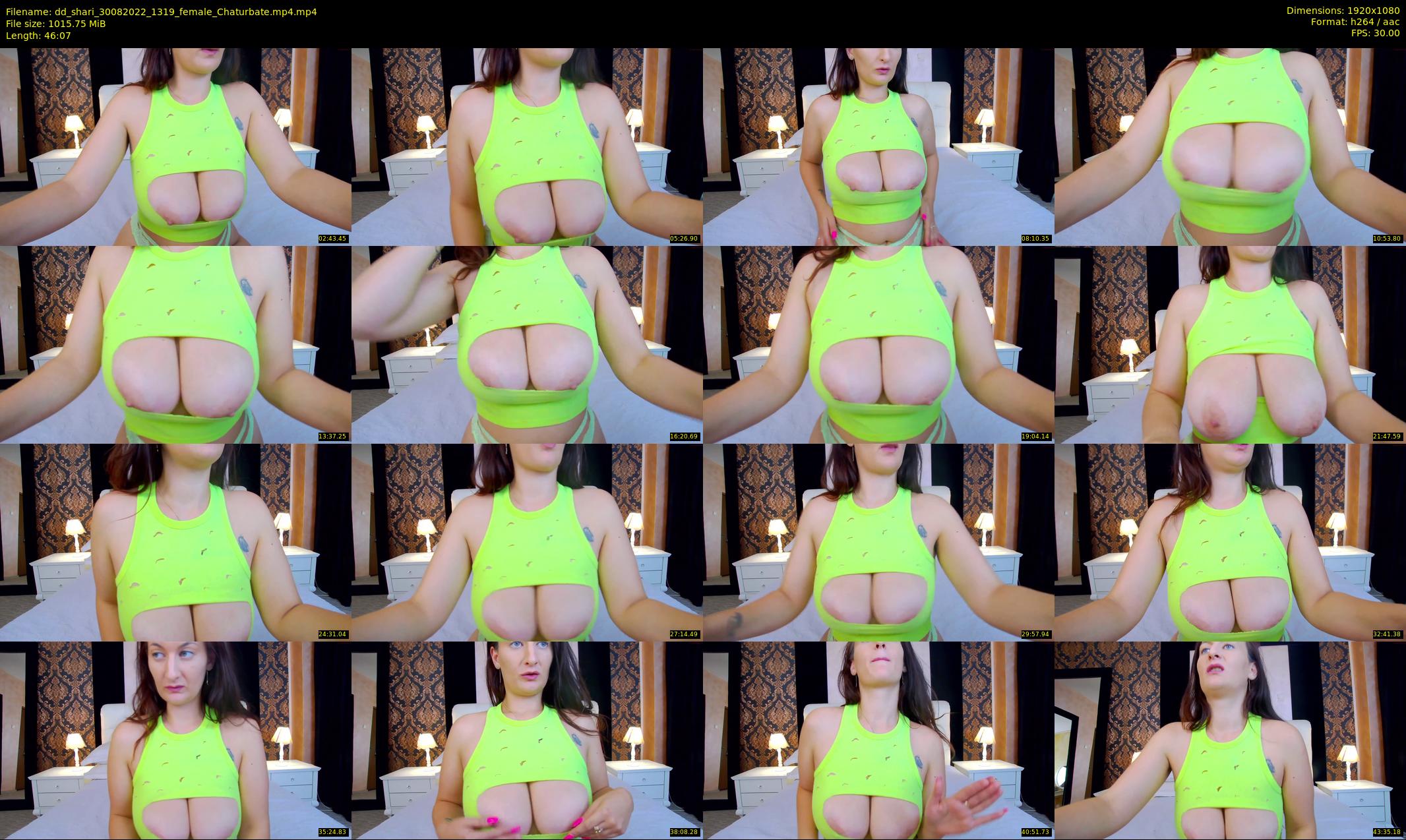 dd_shari — 47 minute Chaturbate female cam show recording, 1080p, Aug 30, 2022