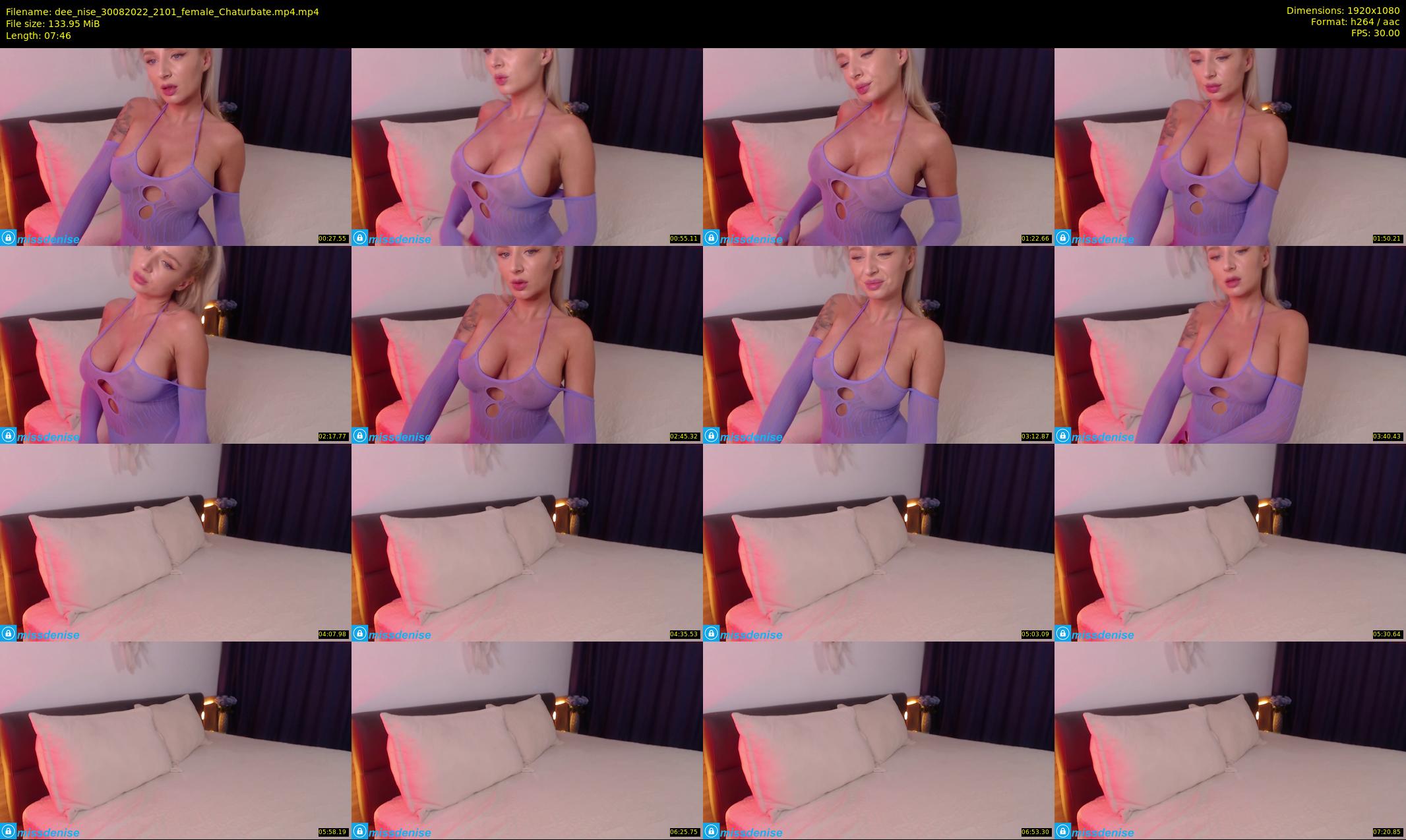 dee_nise — 8 minute Chaturbate female cam show recording, 1080p, Aug 30, 2022