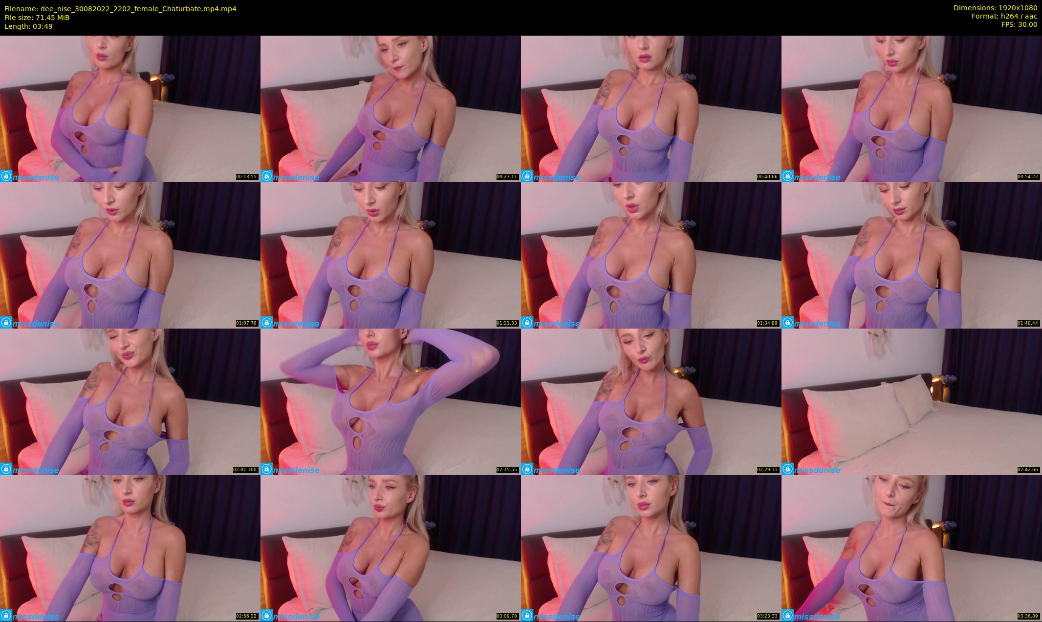 dee_nise — 4 minute Chaturbate female cam show recording, 1080p, Aug 30, 2022