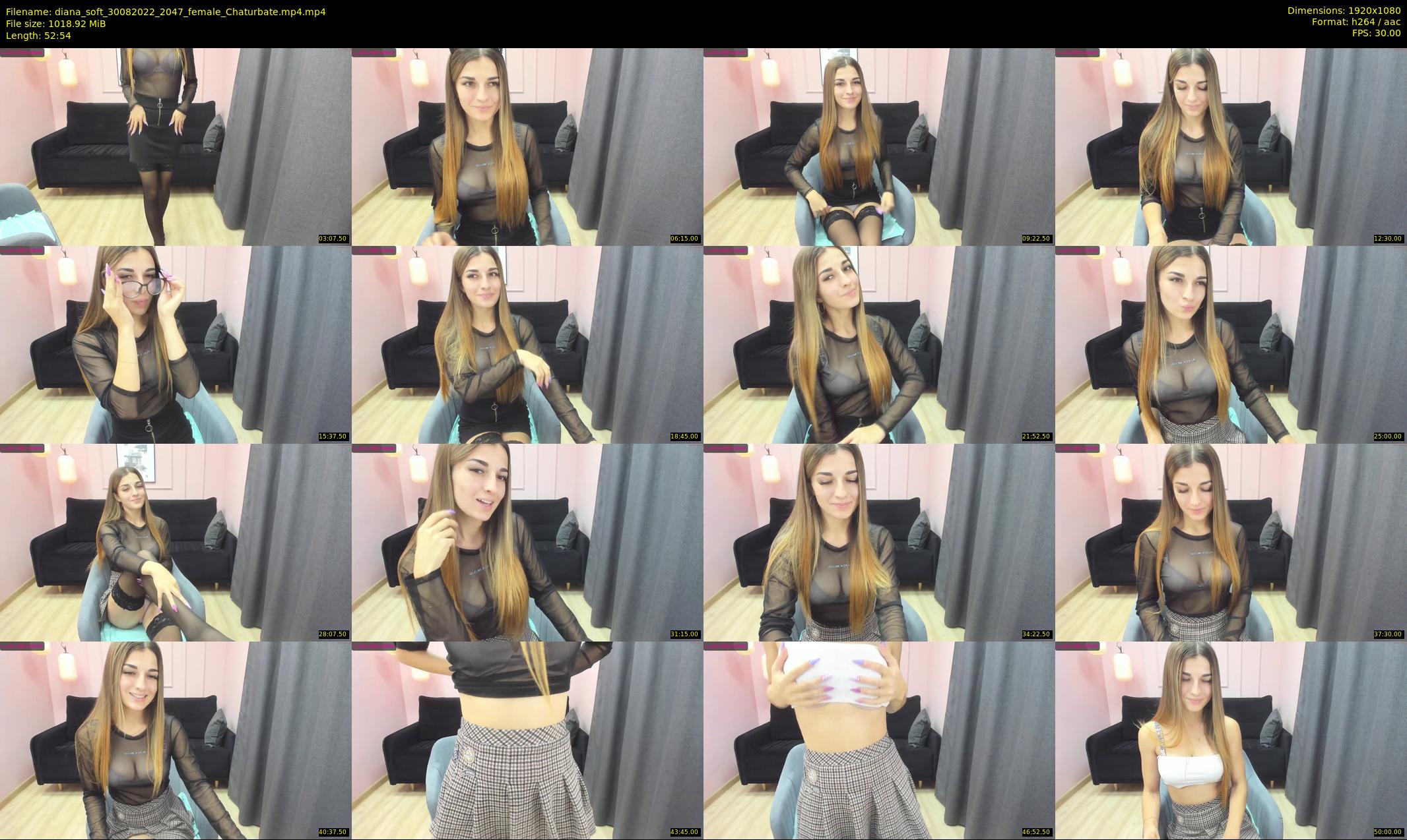diana_soft — 53 minute Chaturbate female cam show recording, 1080p, Aug 30, 2022