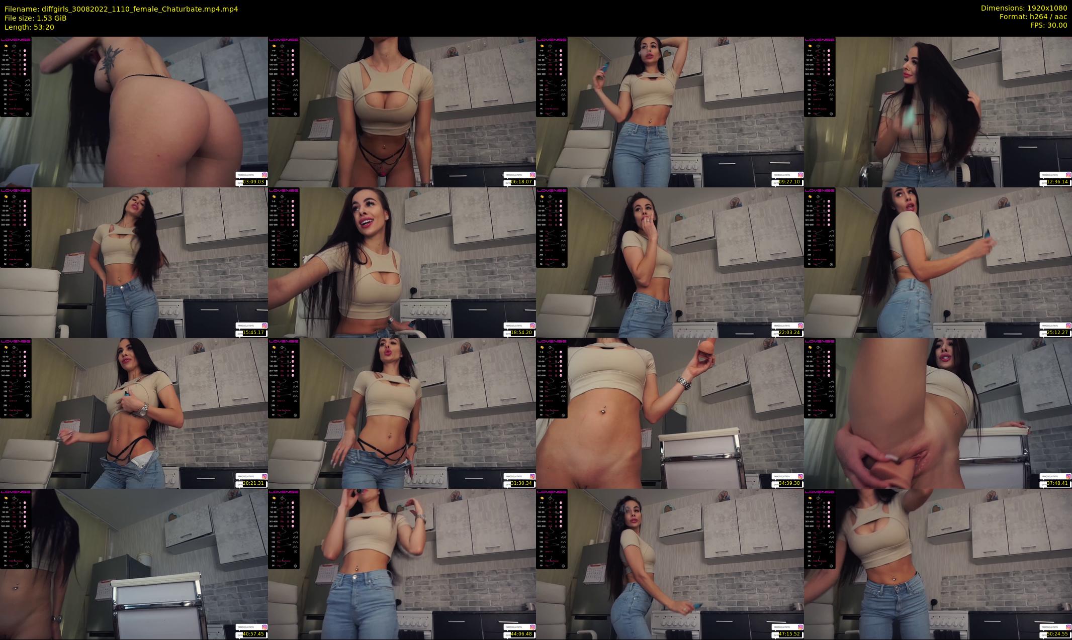 diffgirls — 54 minute Chaturbate female cam show recording, 1080p, Aug 30, 2022