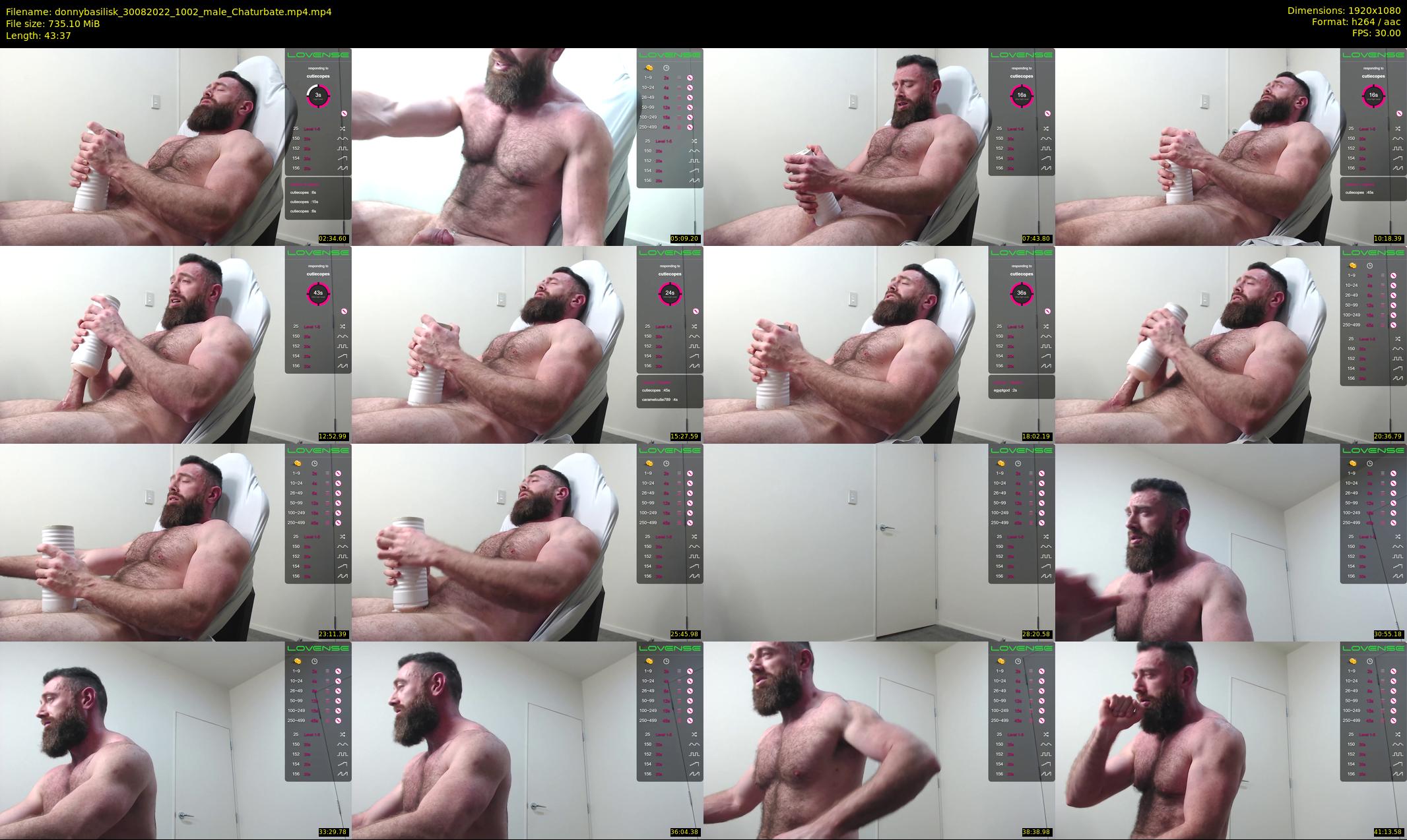 donnybasilisk — 44 minute Chaturbate male cam show recording, 1080p, Aug 30, 2022