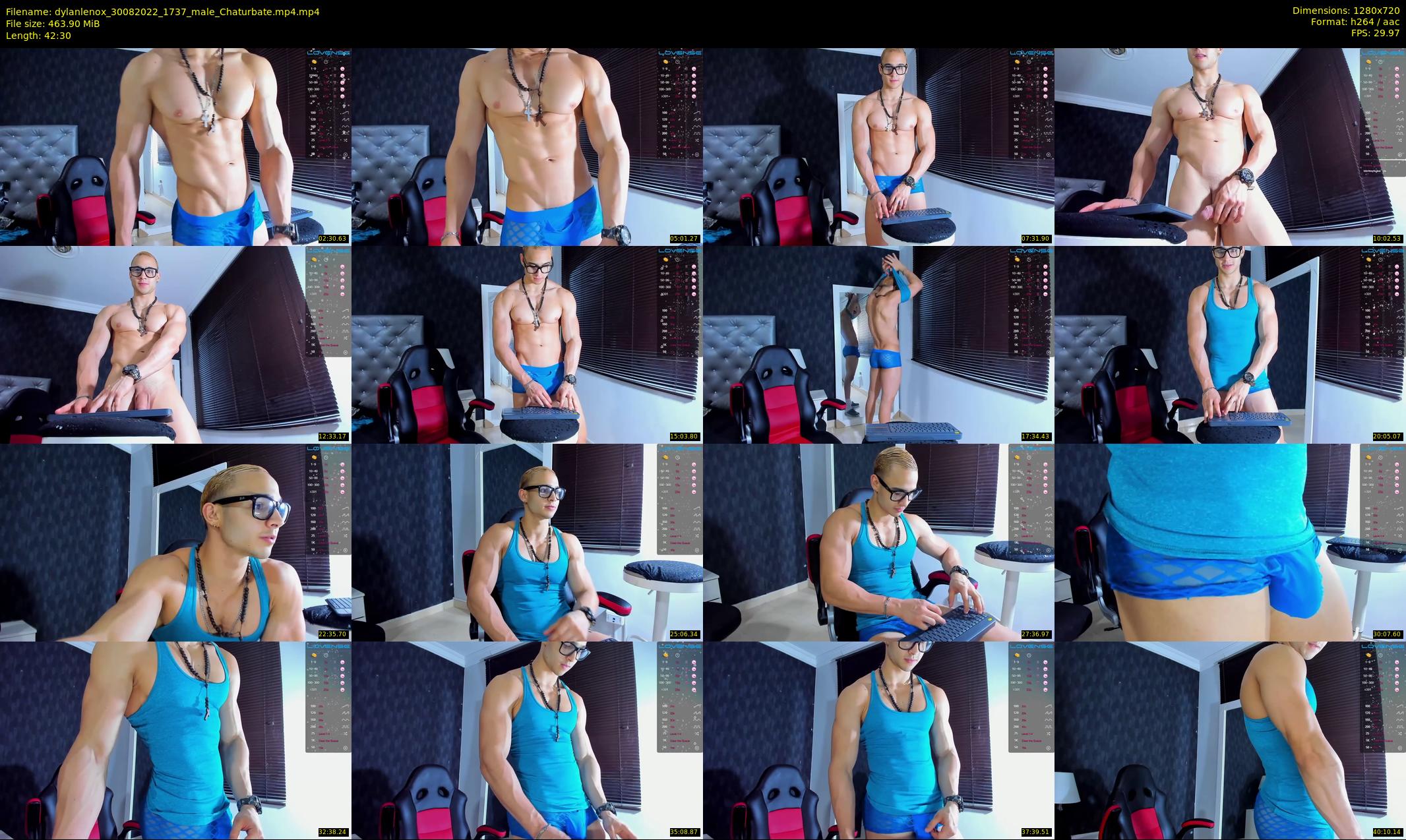 dylanlenox — 43 minute Chaturbate male cam show recording, 720p, Aug 30, 2022