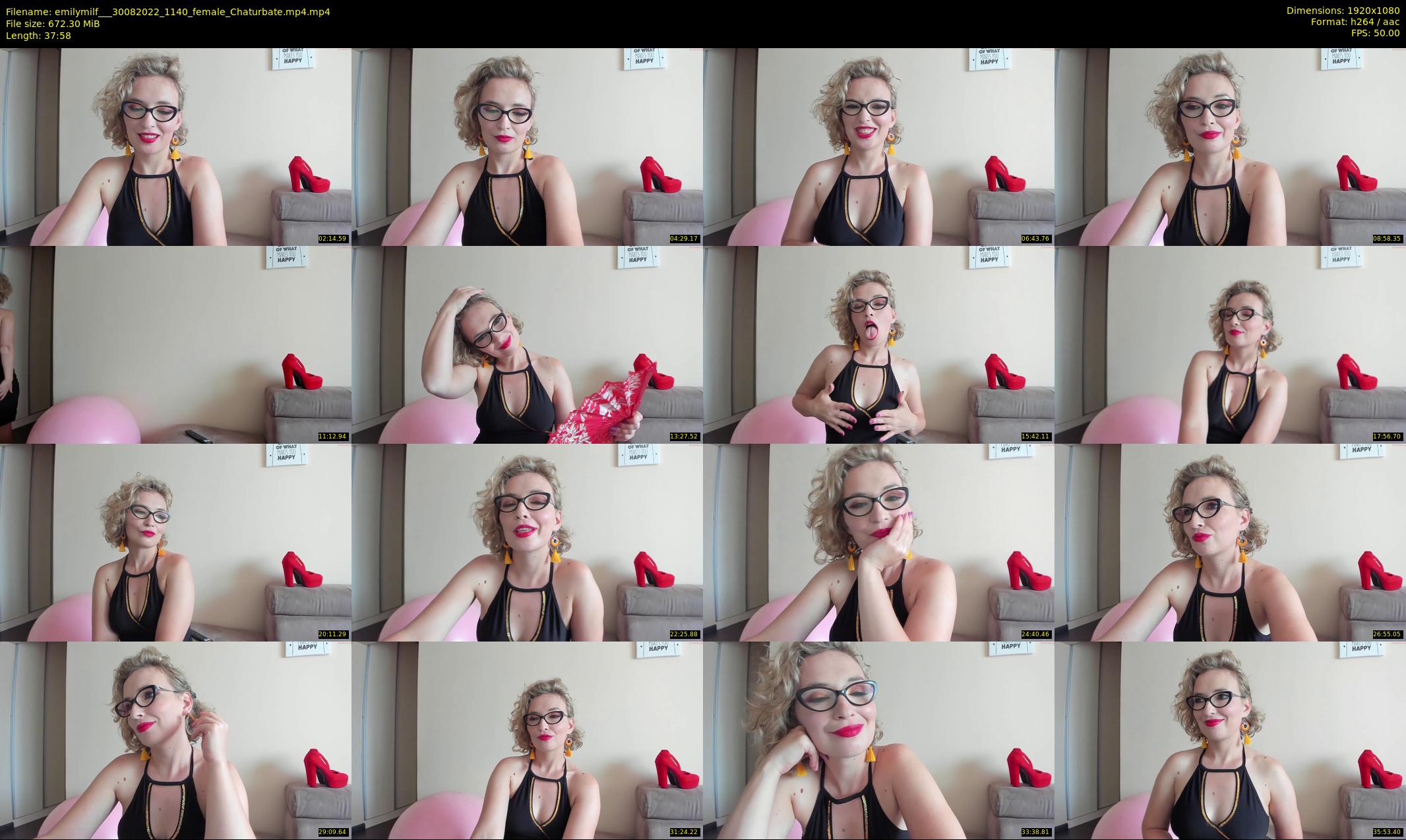emilymilf__ — 38 minute Chaturbate female cam show recording, 1080p, Aug 30, 2022