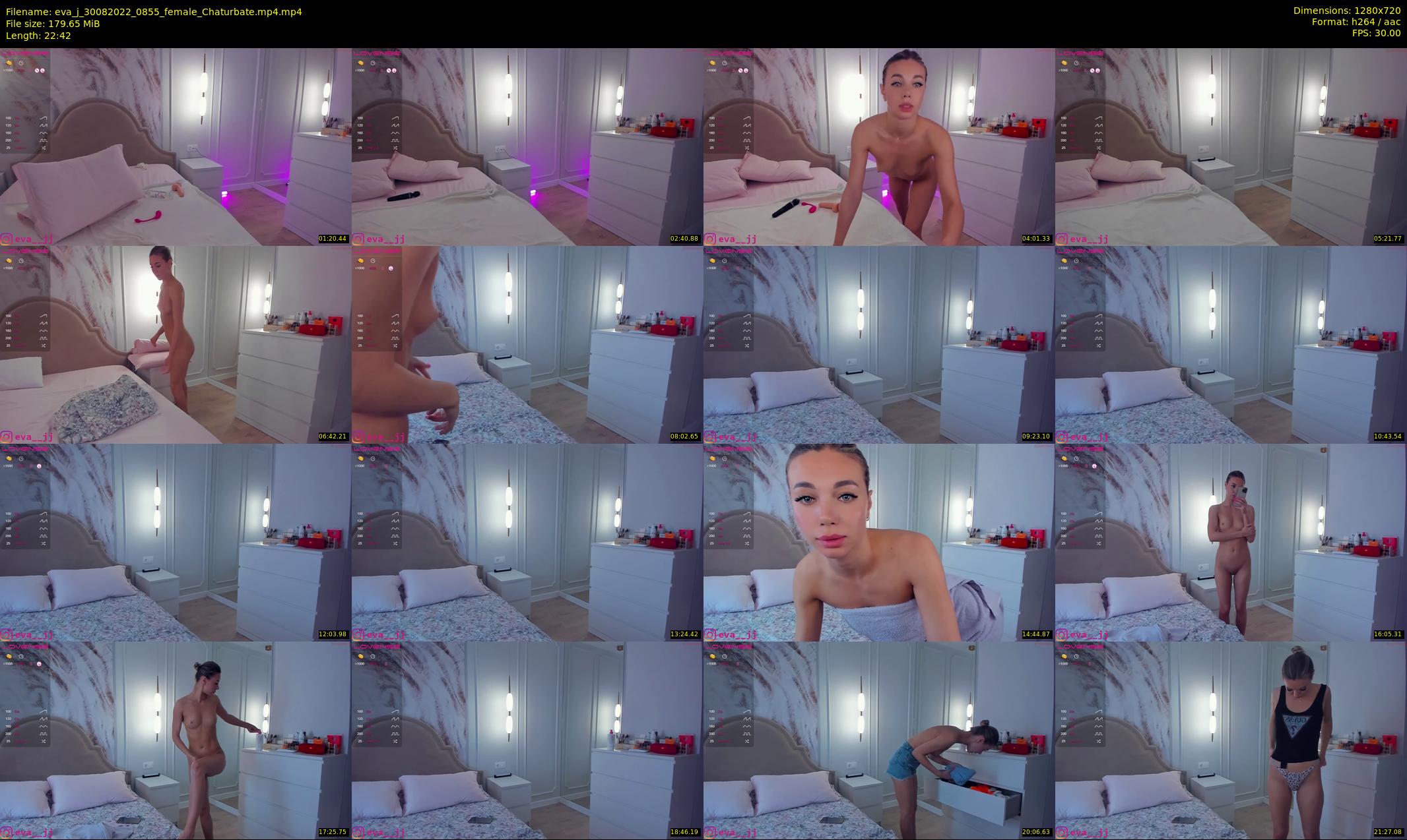eva_j — 23 minute Chaturbate female cam show recording, 720p, Aug 30, 2022
