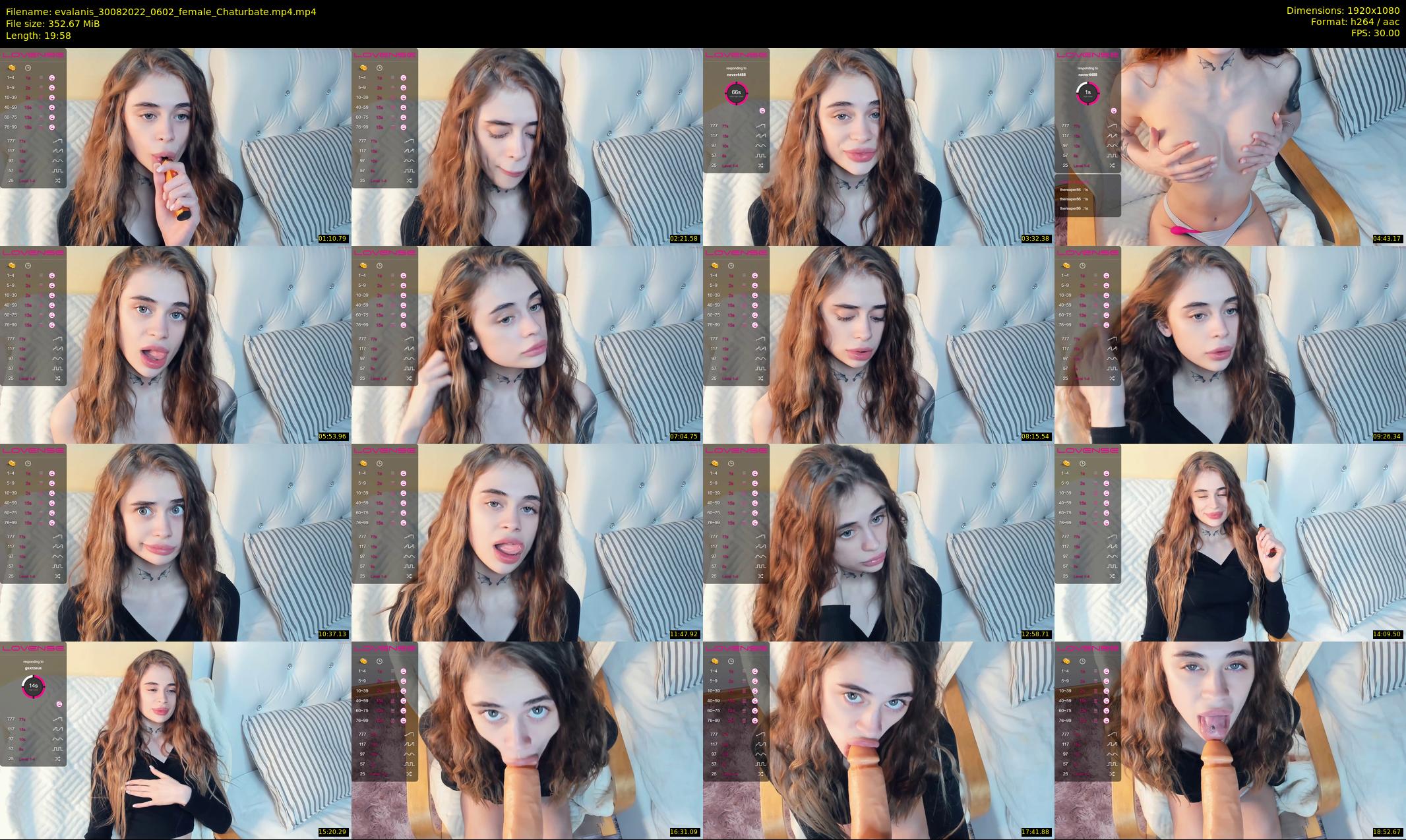 evalanis — 20 minute Chaturbate couple cam show recording, 1080p, Aug 30, 2022