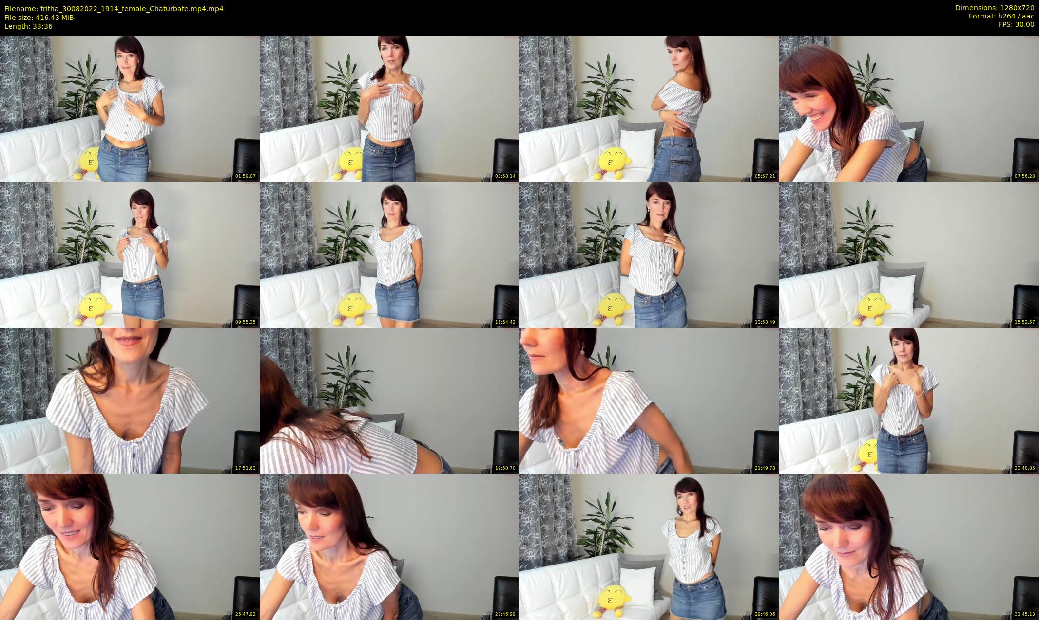 fritha — 34 minute Chaturbate female cam show recording, 720p, Aug 30, 2022