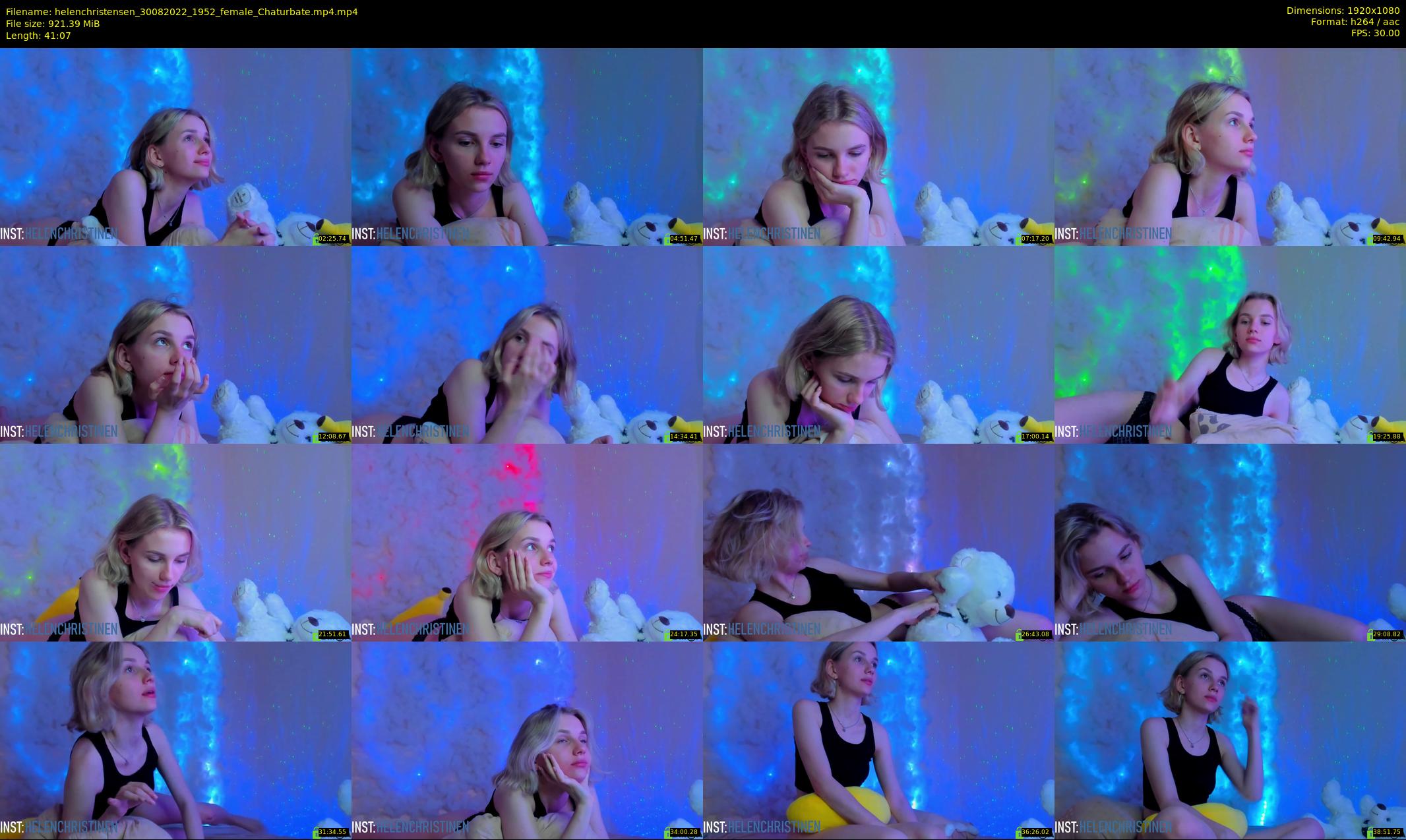 helenchristensen — 42 minute Chaturbate female cam show recording, 1080p, Aug 30, 2022