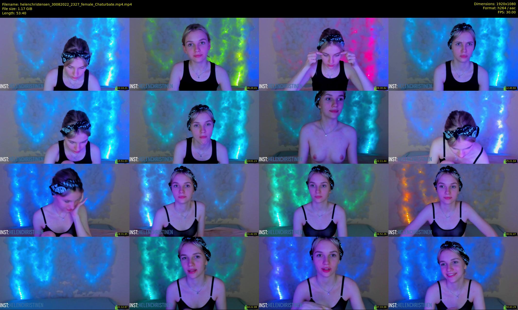helenchristensen — 54 minute Chaturbate female cam show recording, 1080p, Aug 30, 2022