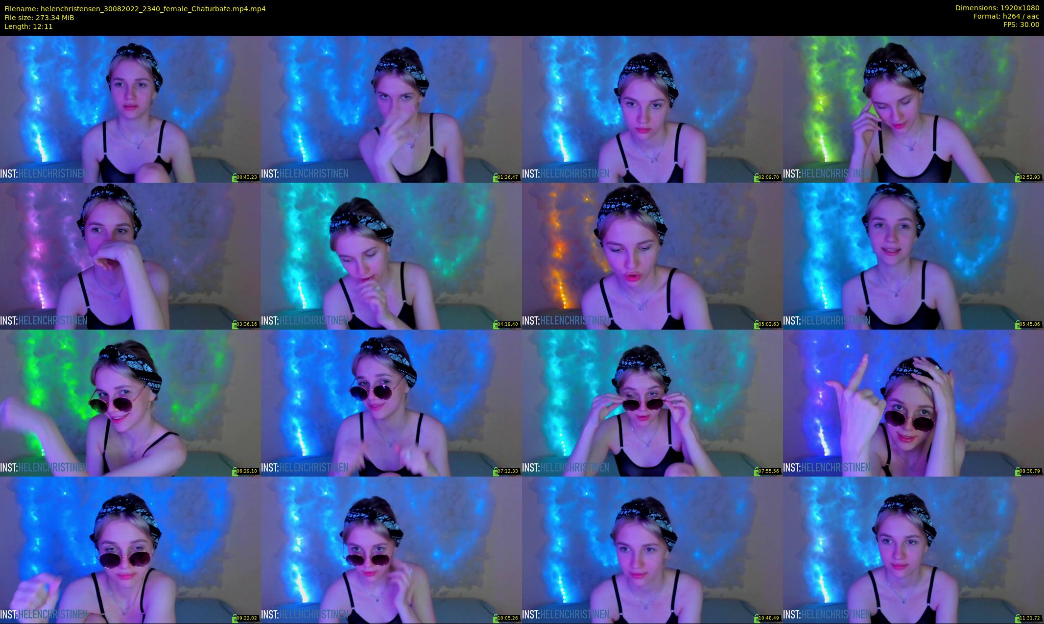 helenchristensen — 13 minute Chaturbate female cam show recording, 1080p, Aug 30, 2022