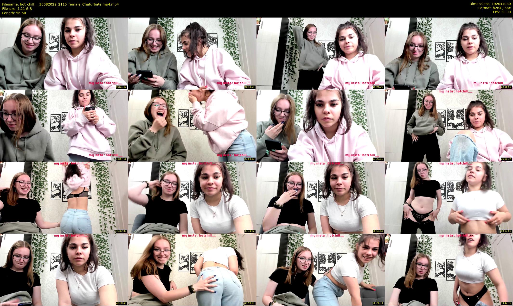 hot_chill__ — 57 minute Chaturbate female cam show recording, 1080p, Aug 30, 2022