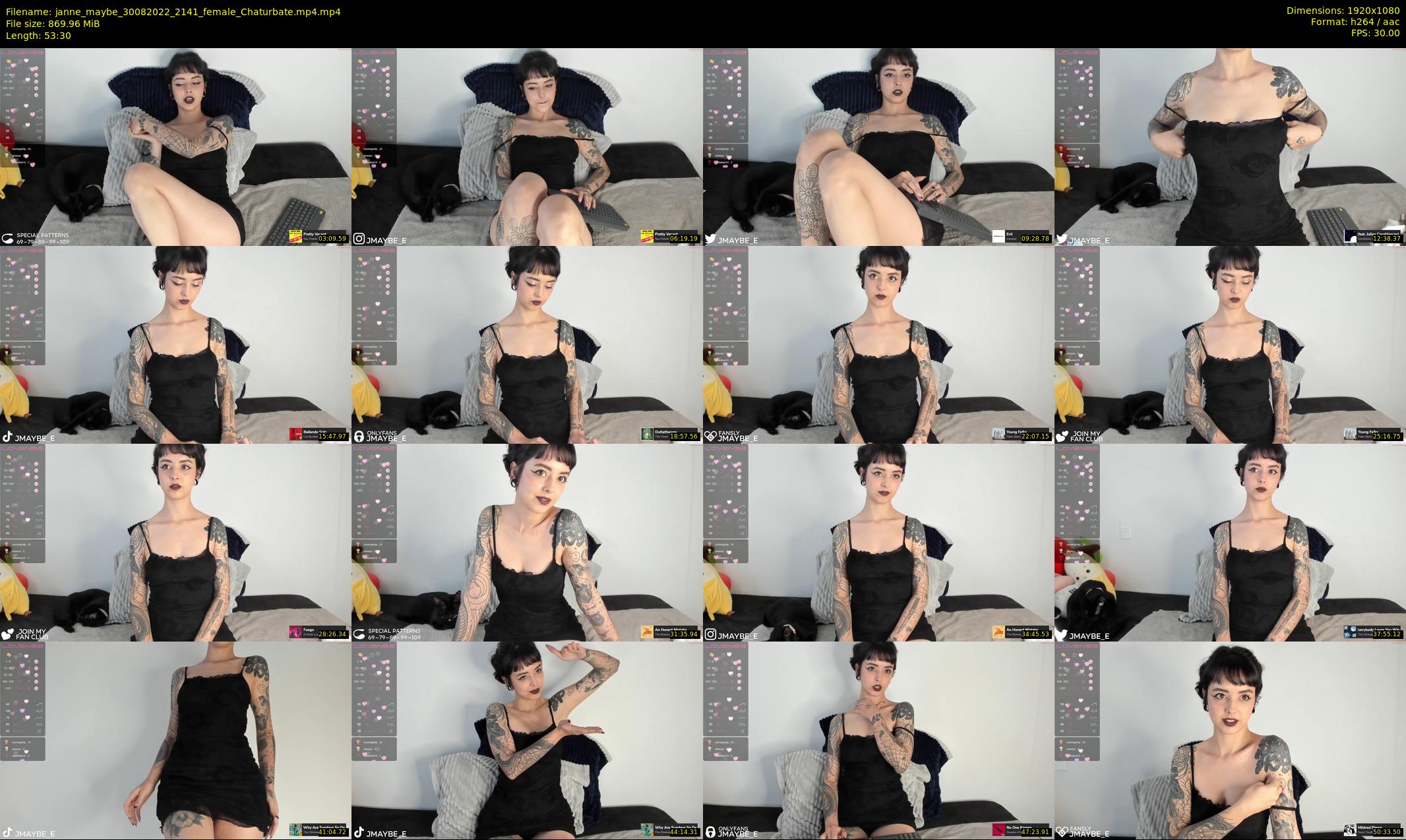 janne_maybe — 54 minute Chaturbate female cam show recording, 1080p, Aug 30, 2022