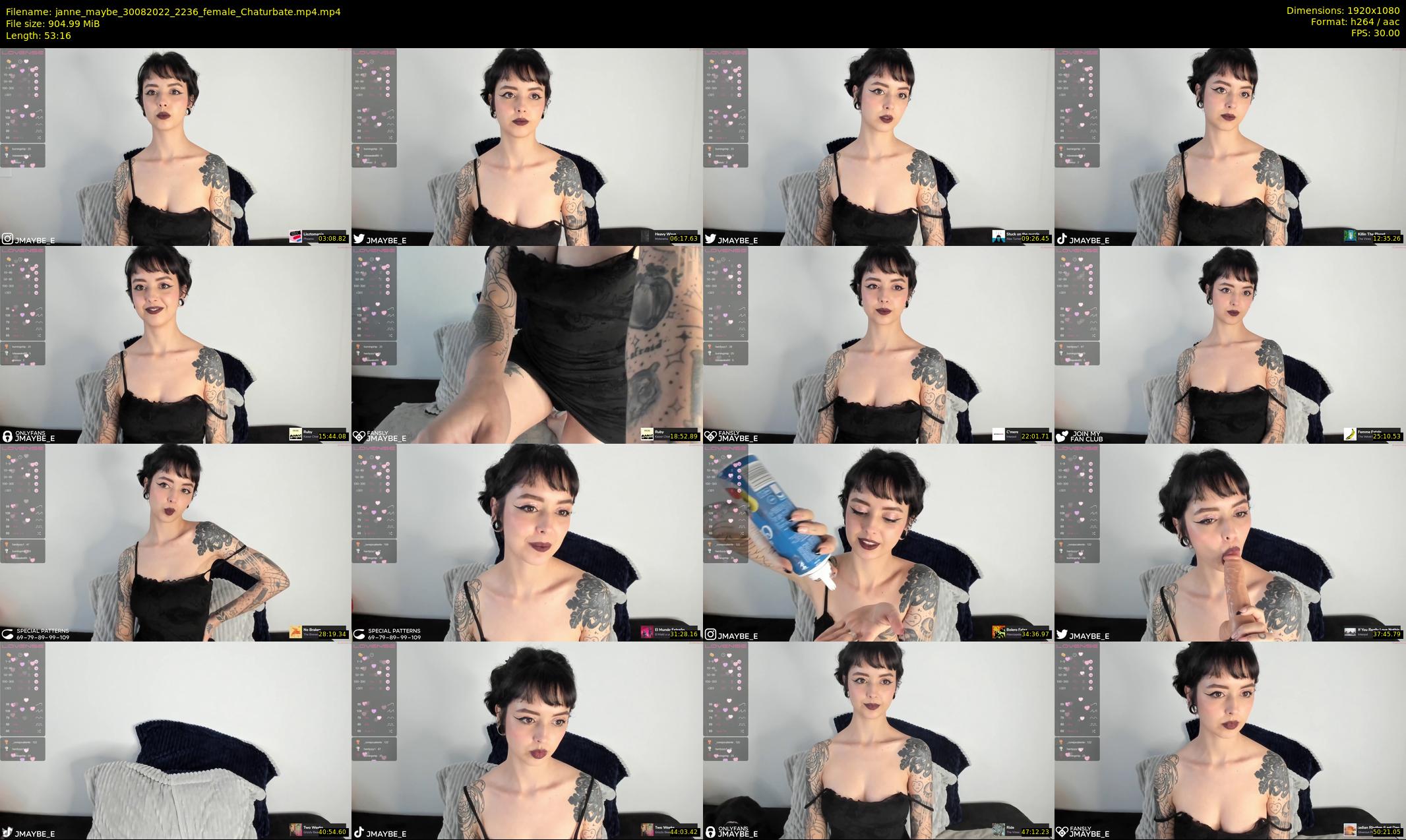 janne_maybe — 54 minute Chaturbate female cam show recording, 1080p, Aug 30, 2022