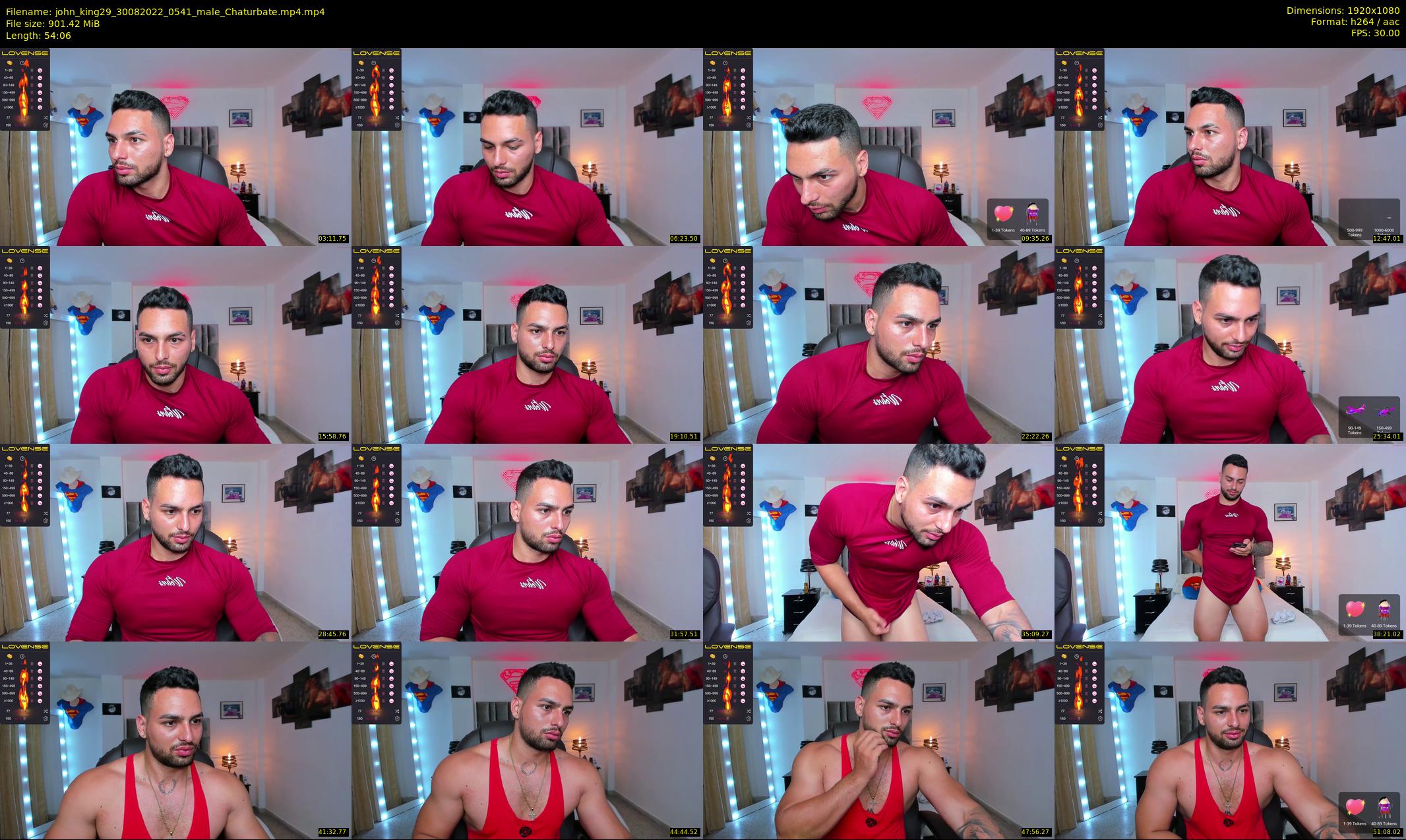 john_king29 — 55 minute Chaturbate male cam show recording, 1080p, Aug 30, 2022