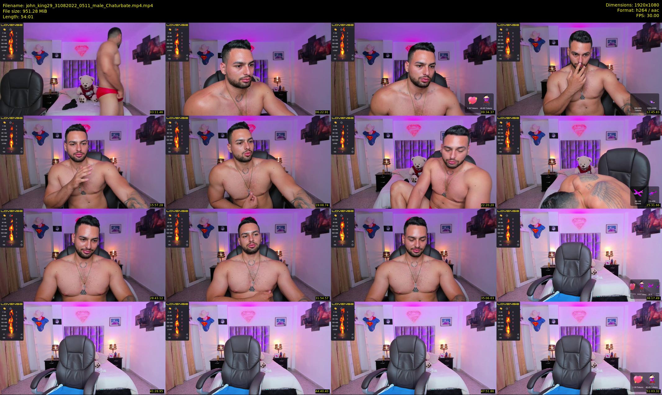 john_king29 — 55 minute Chaturbate male cam show recording, 1080p, Aug 31, 2022