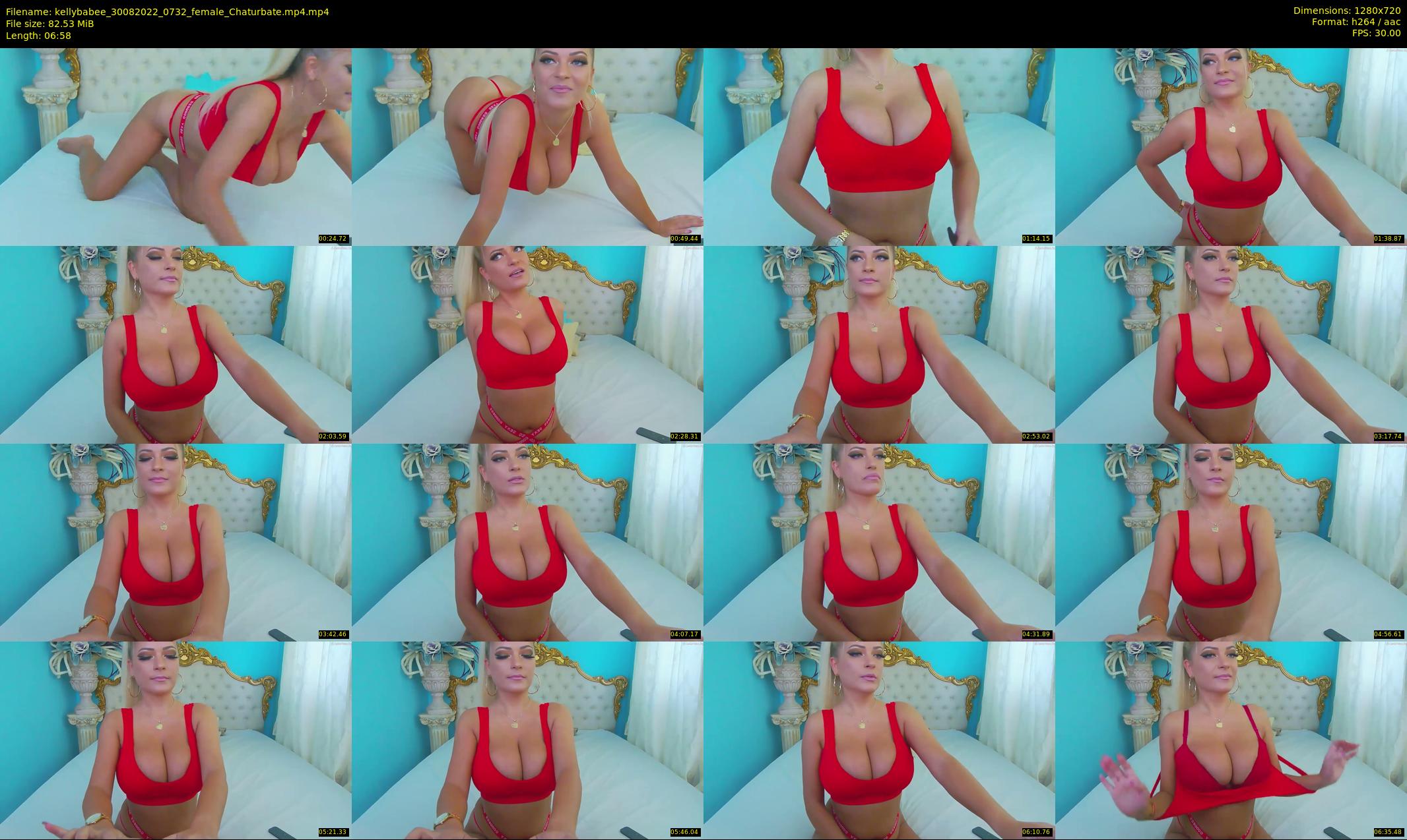 kellybabee — 7 minute Chaturbate female cam show recording, 720p, Aug 30, 2022