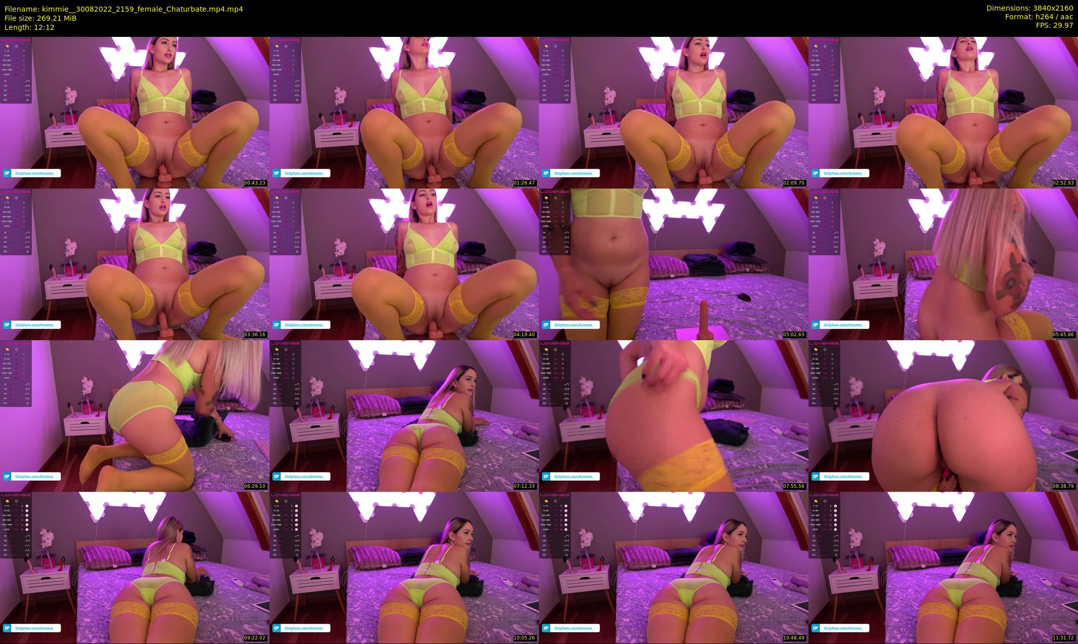kimmie_ — 13 minute Chaturbate female cam show recording, 4K, Aug 30, 2022