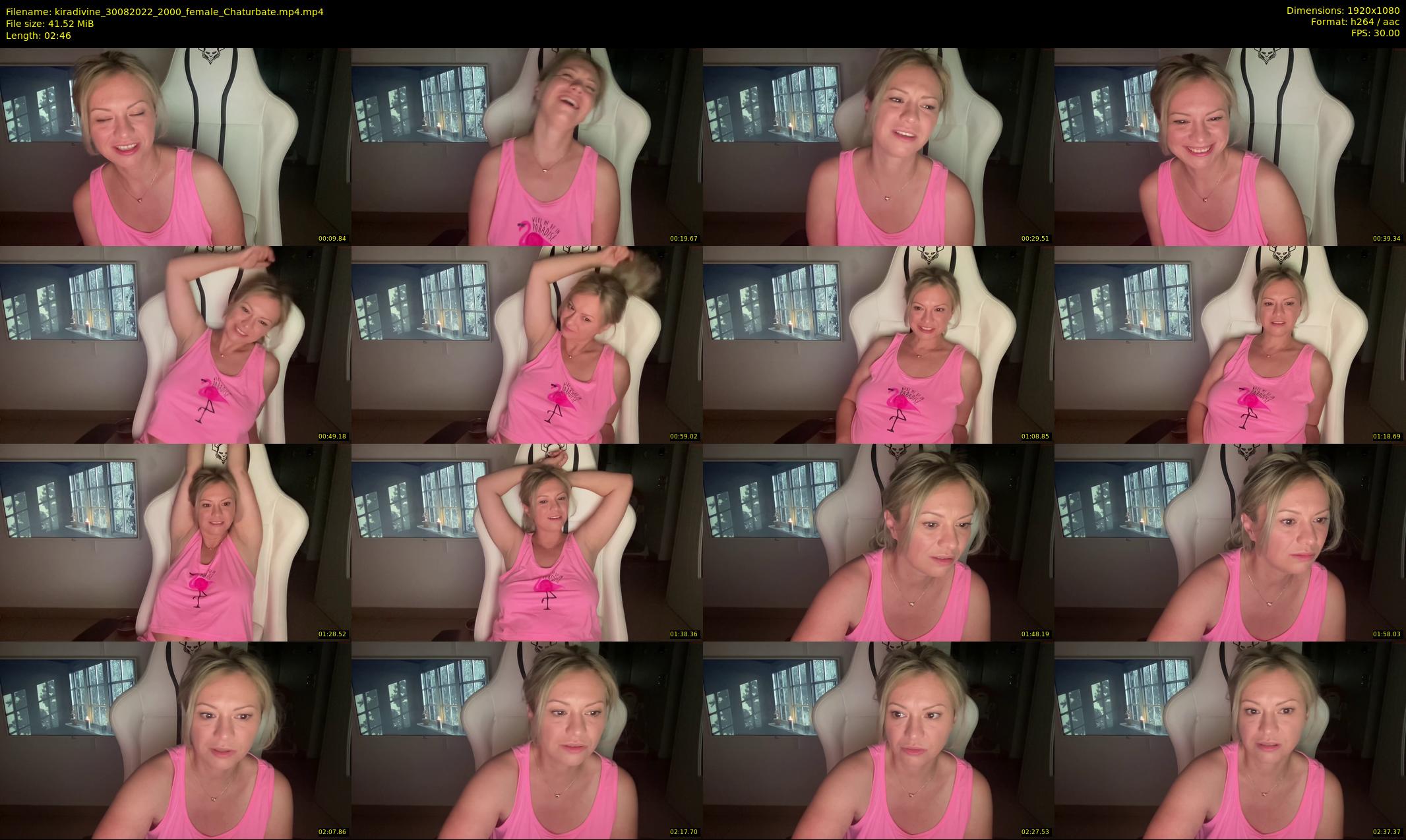 kiradivine — 3 minute Chaturbate female cam show recording, 1080p, Aug 30, 2022