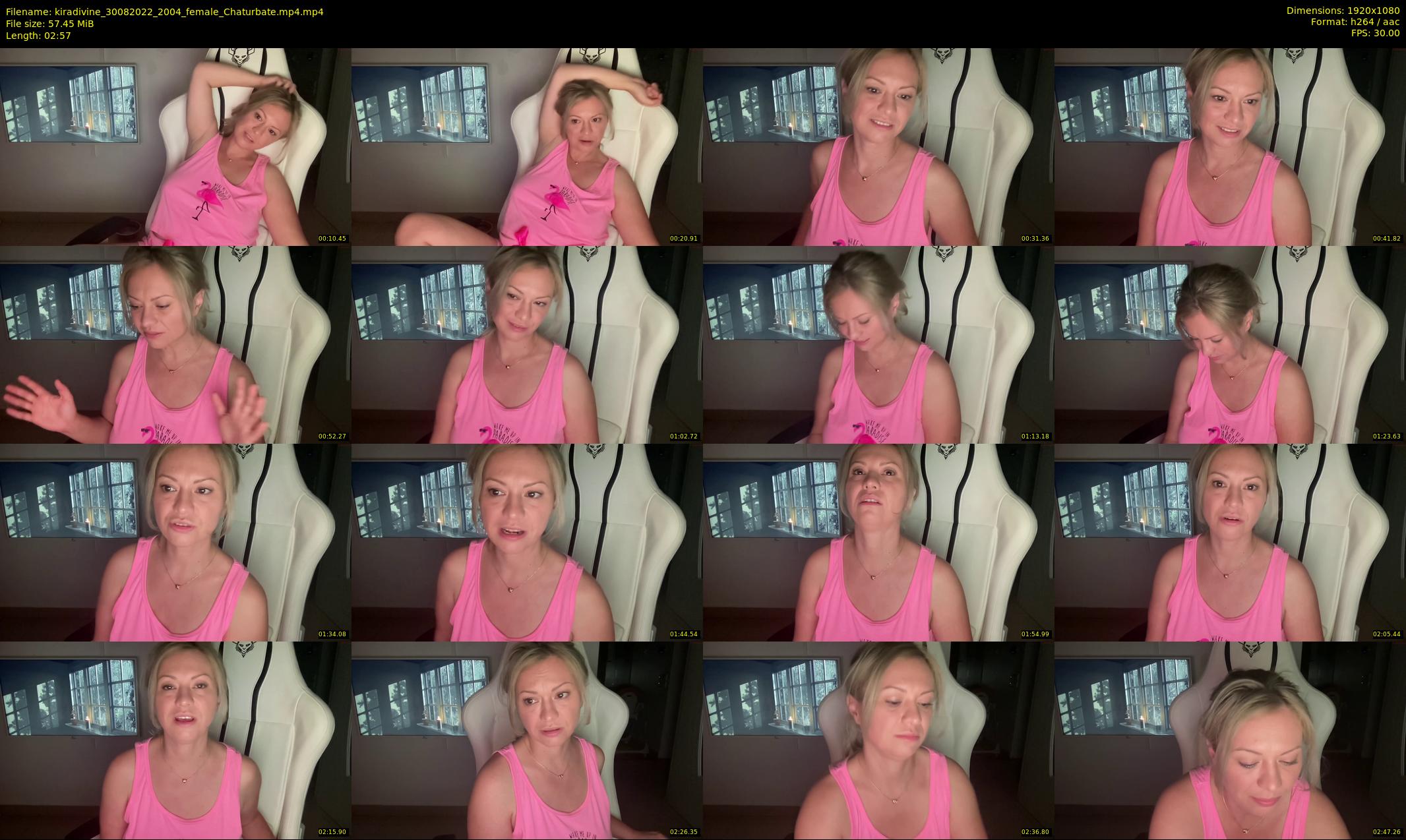kiradivine — 3 minute Chaturbate female cam show recording, 1080p, Aug 30, 2022