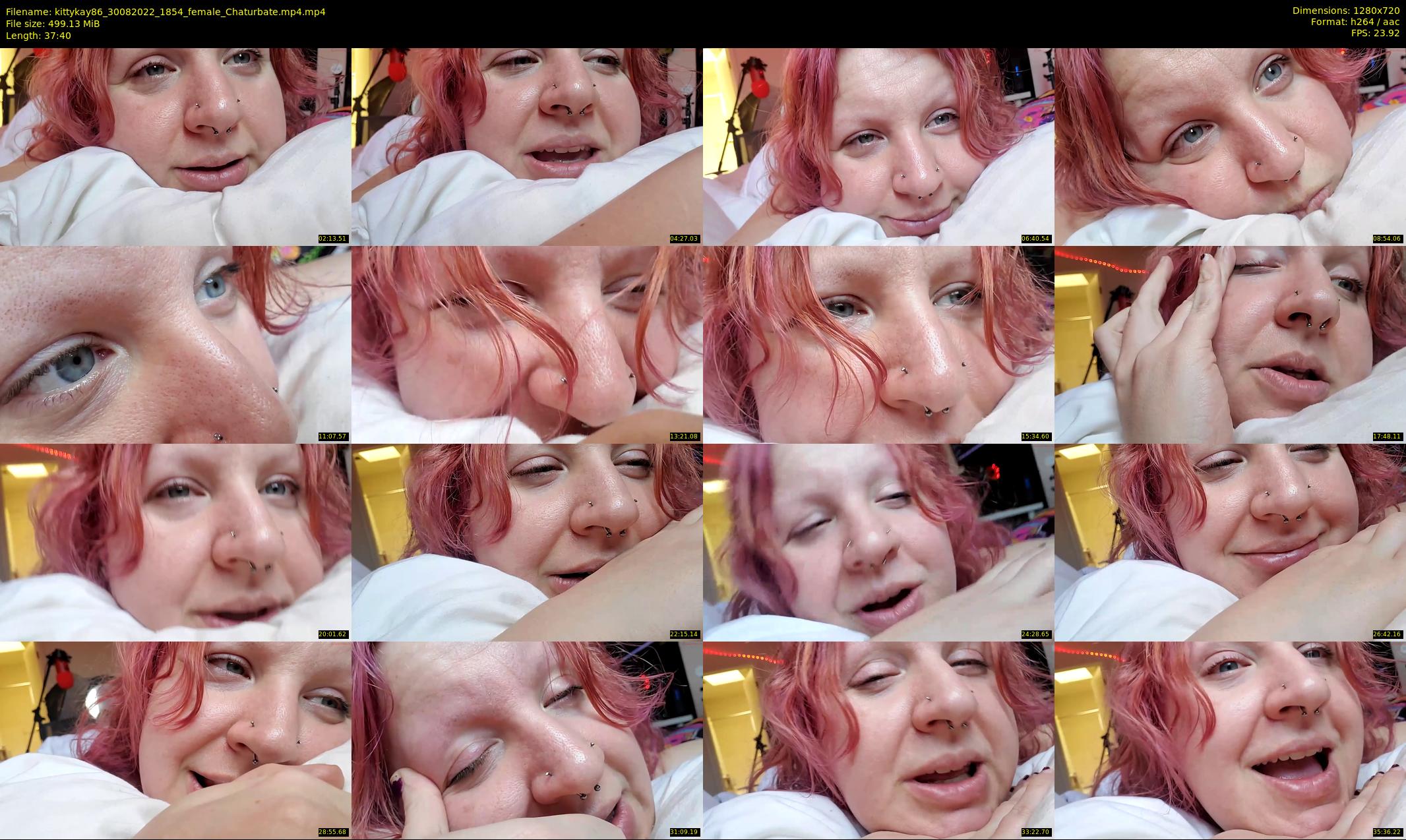 kittykay86 — 38 minute Chaturbate female cam show recording, 720p, Aug 30, 2022