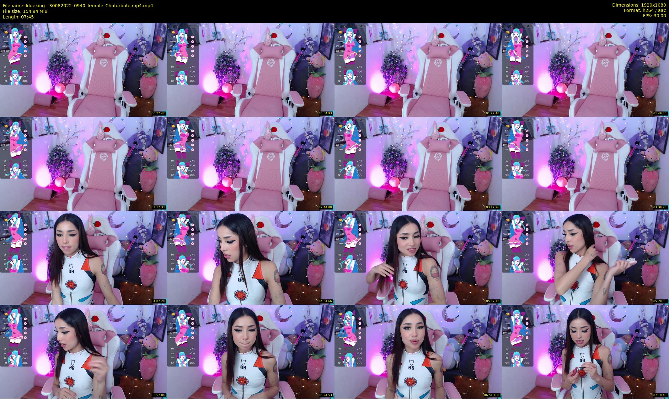 kloeking_ — 8 minute Chaturbate female cam show recording, 1080p, Aug 30, 2022