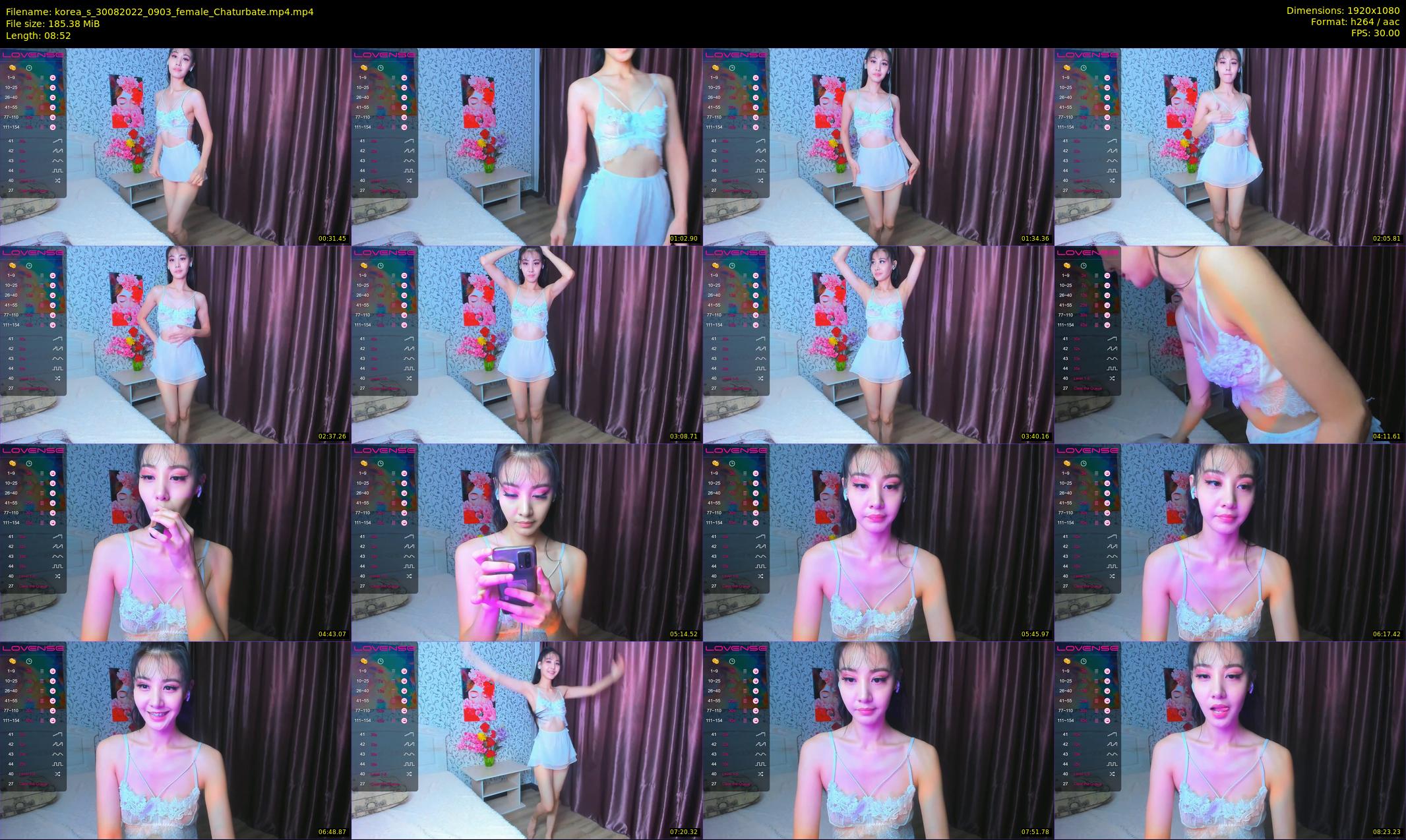 korea_s — 9 minute Chaturbate female cam show recording, 1080p, Aug 30, 2022