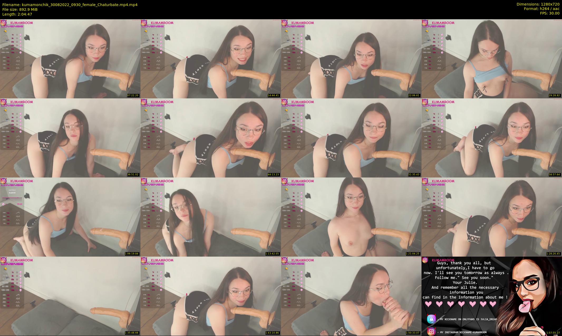 kumamonchik — 125 minute Chaturbate couple cam show recording, 720p, Aug 30, 2022