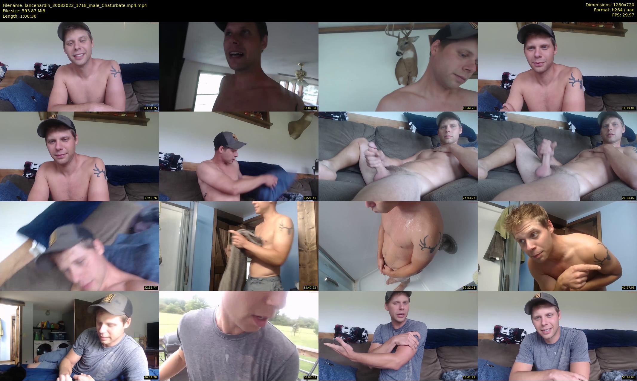 lancehardin — 61 minute Chaturbate male cam show recording, 720p, Aug 30, 2022