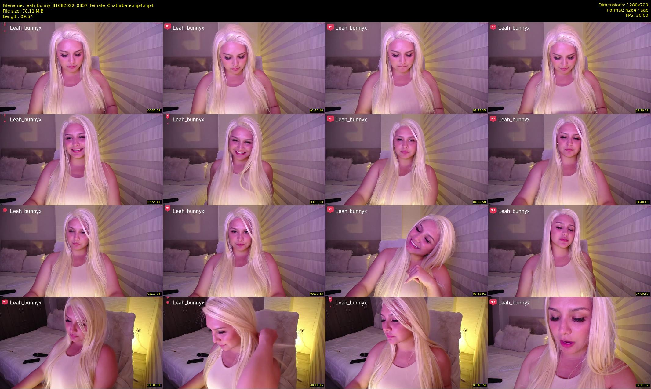 leah_bunny — 10 minute Chaturbate female cam show recording, 720p, Aug 31, 2022