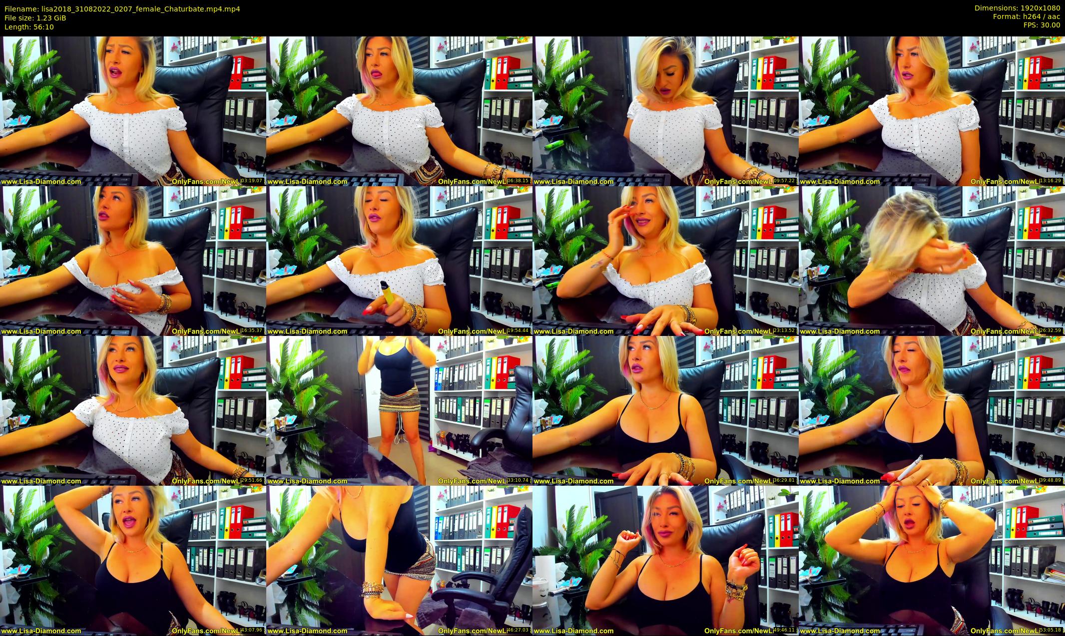 lisa2018 — 57 minute Chaturbate female cam show recording, 1080p, Aug 31, 2022