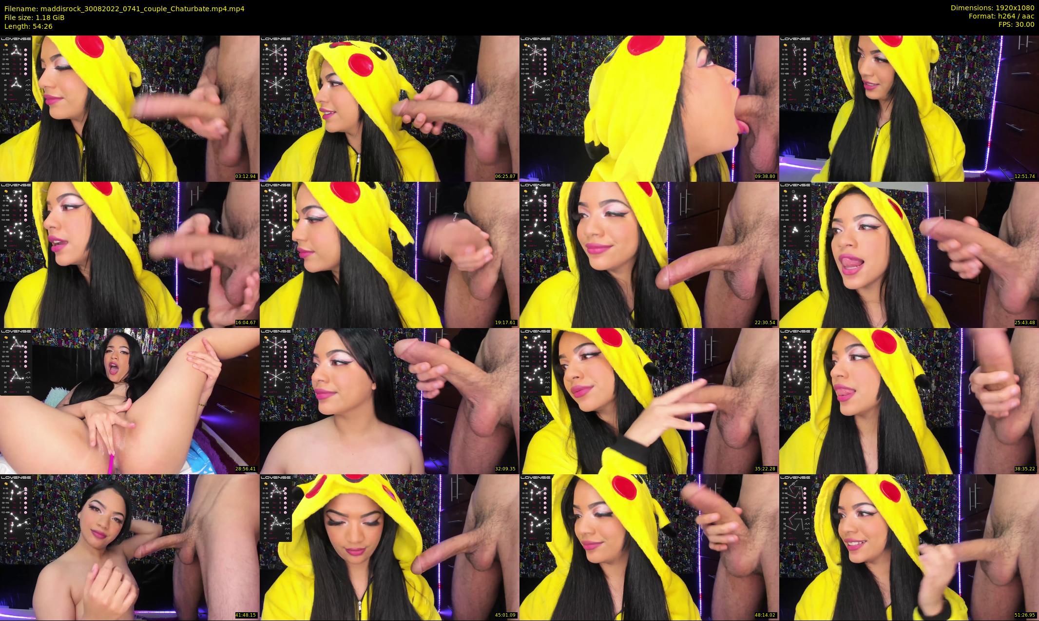 maddisrock — 55 minute Chaturbate couple cam show recording, 1080p, Aug 30, 2022