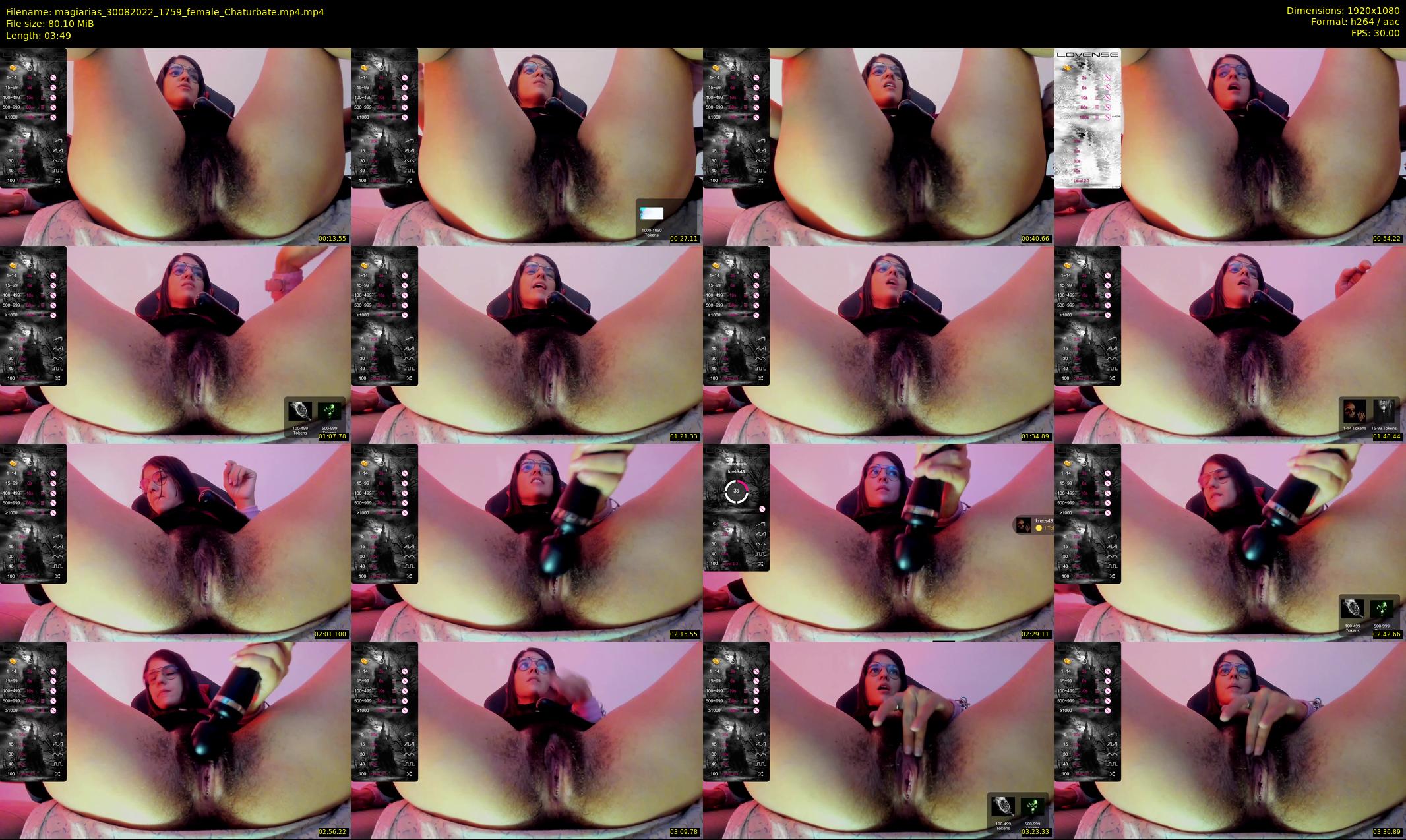 magiarias — 4 minute Chaturbate female cam show recording, 1080p, Aug 30, 2022