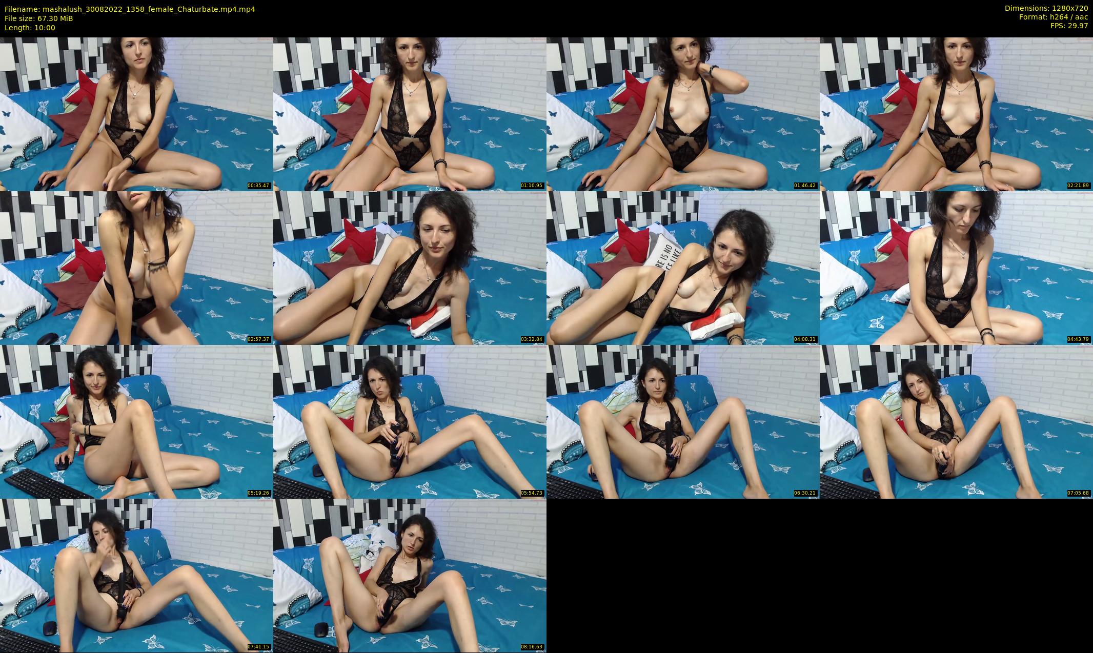 mashalush — 10 minute Chaturbate female cam show recording, 720p, Aug 30, 2022