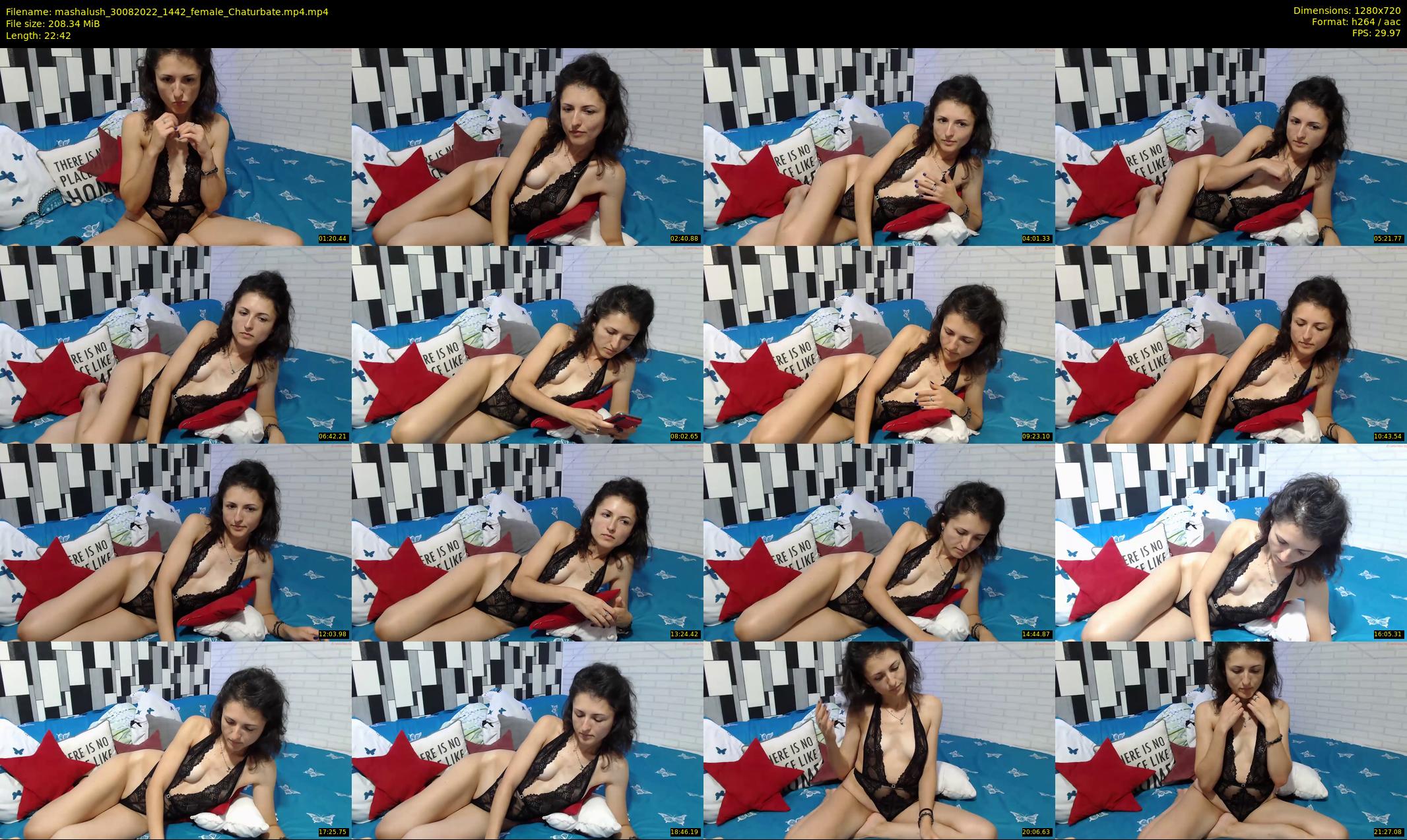 mashalush — 23 minute Chaturbate female cam show recording, 720p, Aug 30, 2022